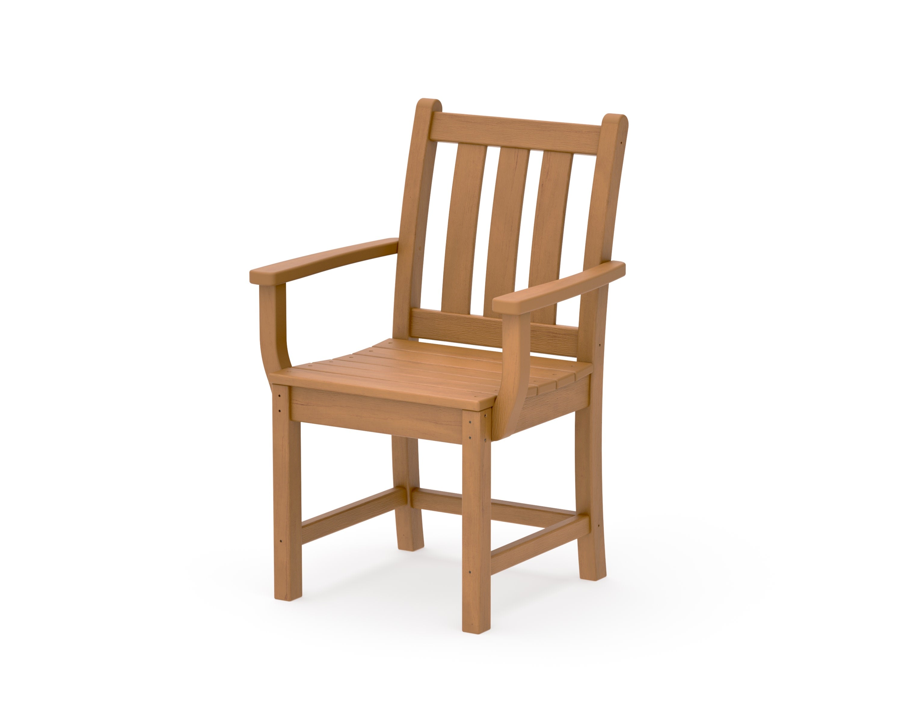Traditional Garden Dining Arm Chair in Natural