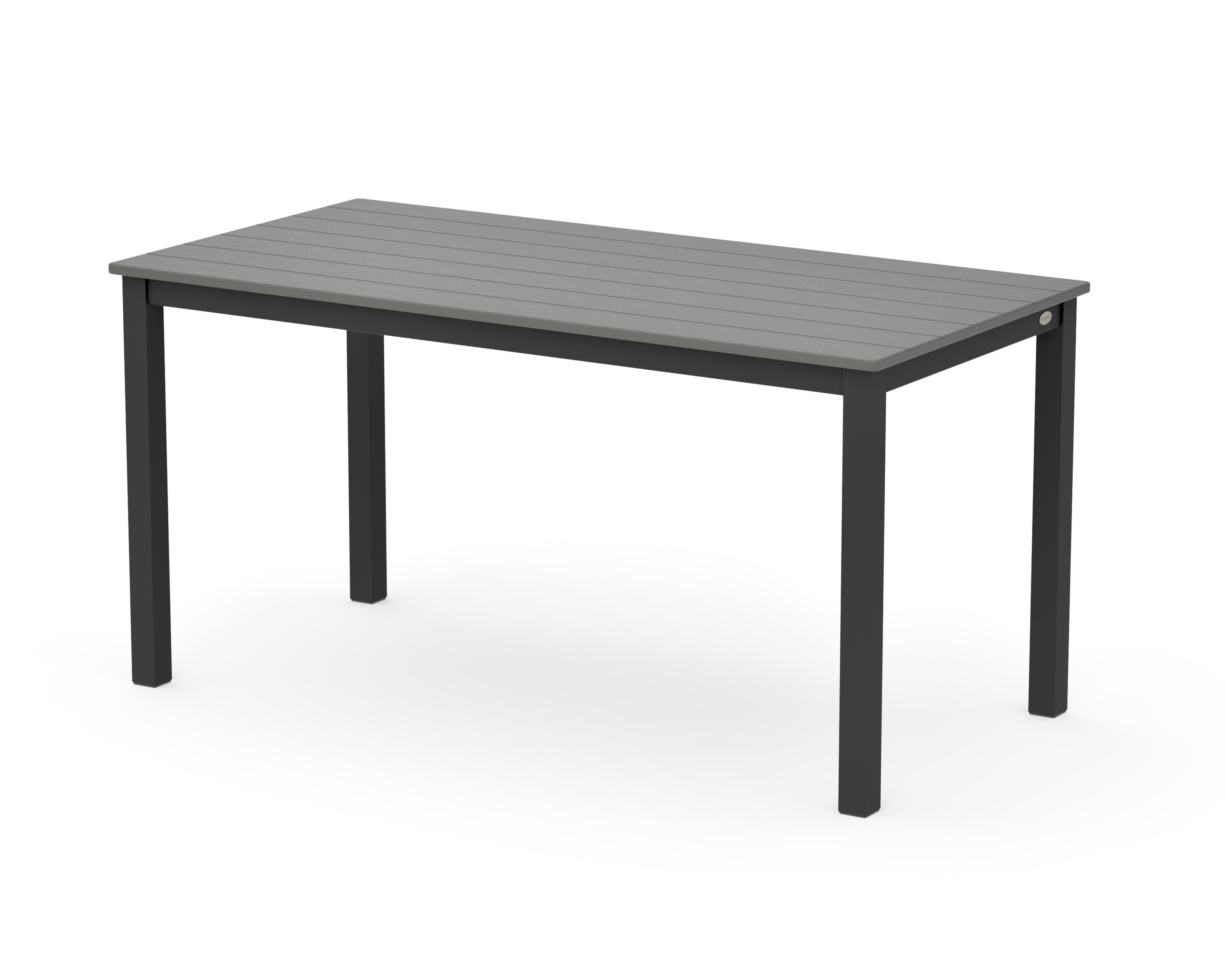 Main Street 30 x 60 Dining Table in Black / Slate Grey