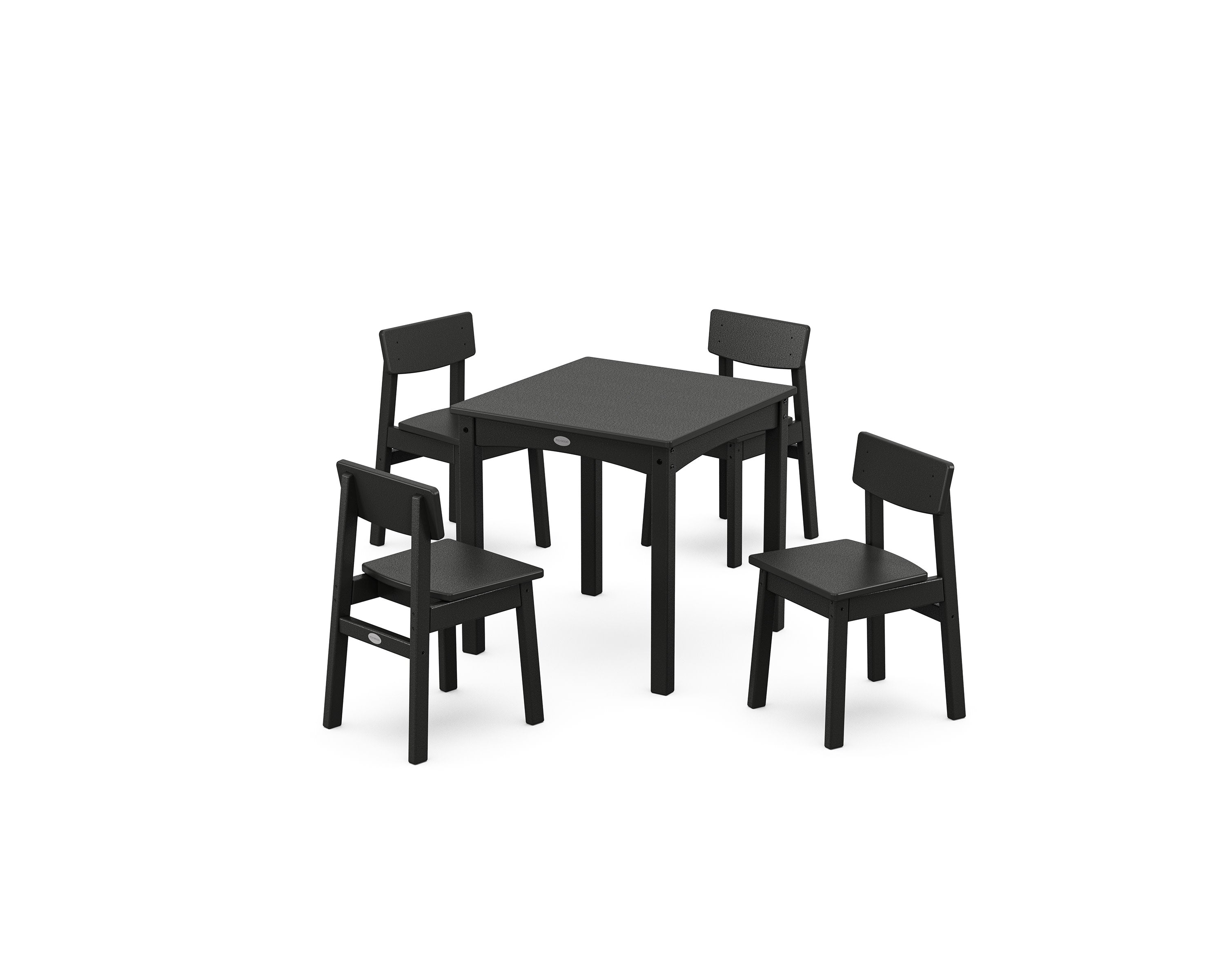 Modern Studio Kids 5-Piece Dining Set in Black