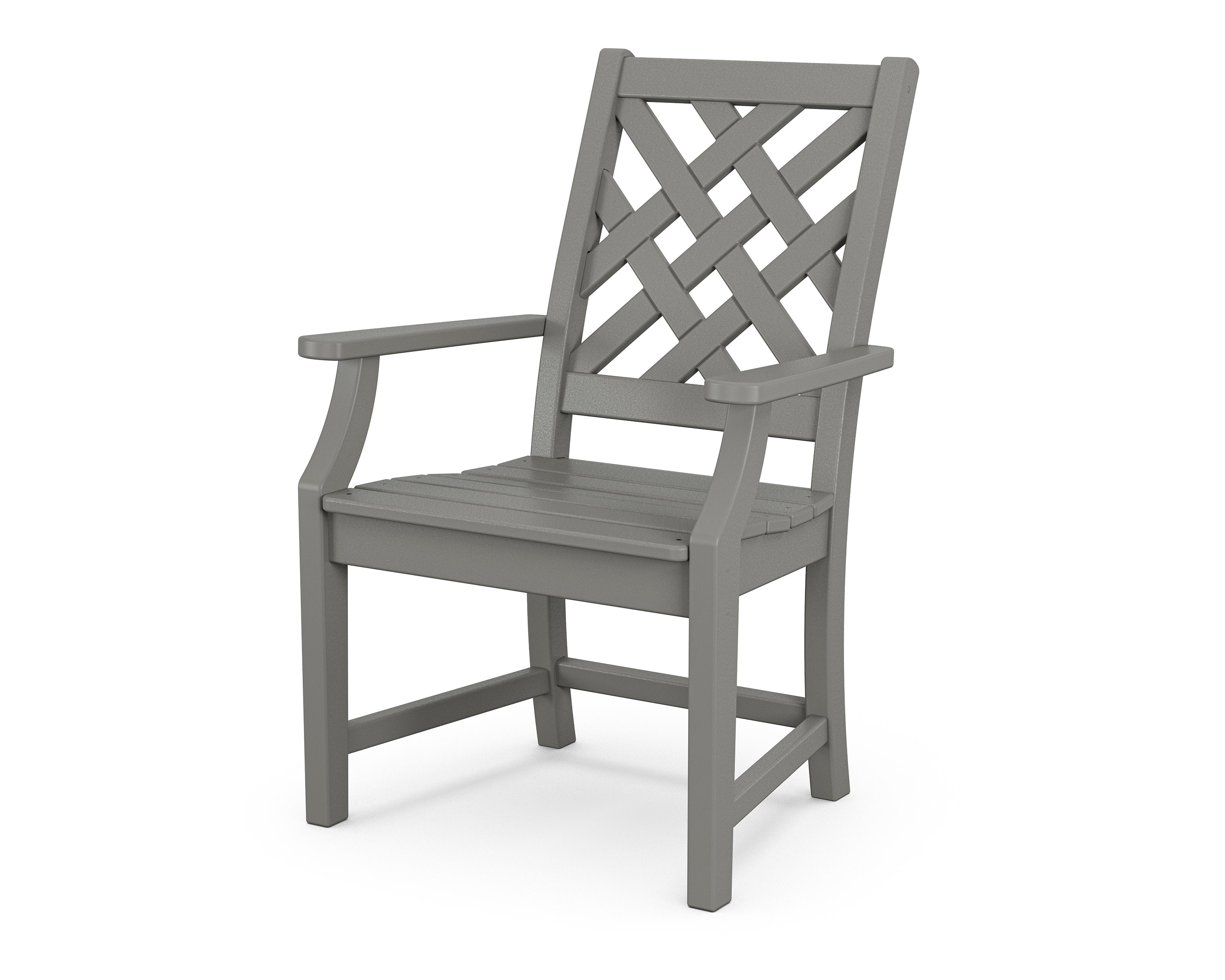 Wovendale Dining Arm Chair in Slate Grey