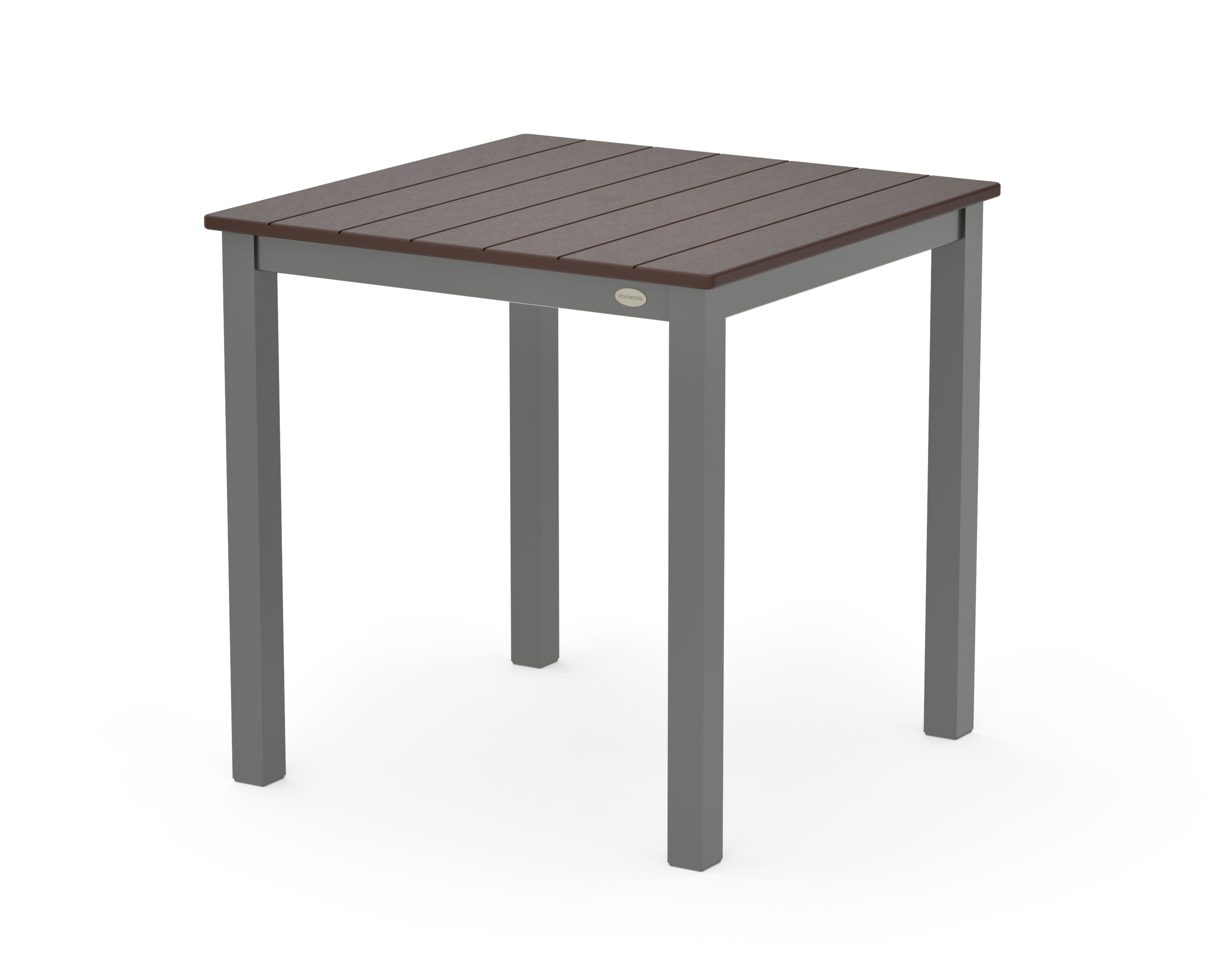Main Street 30 x 30 Dining Table in Charcoal / Mahogany