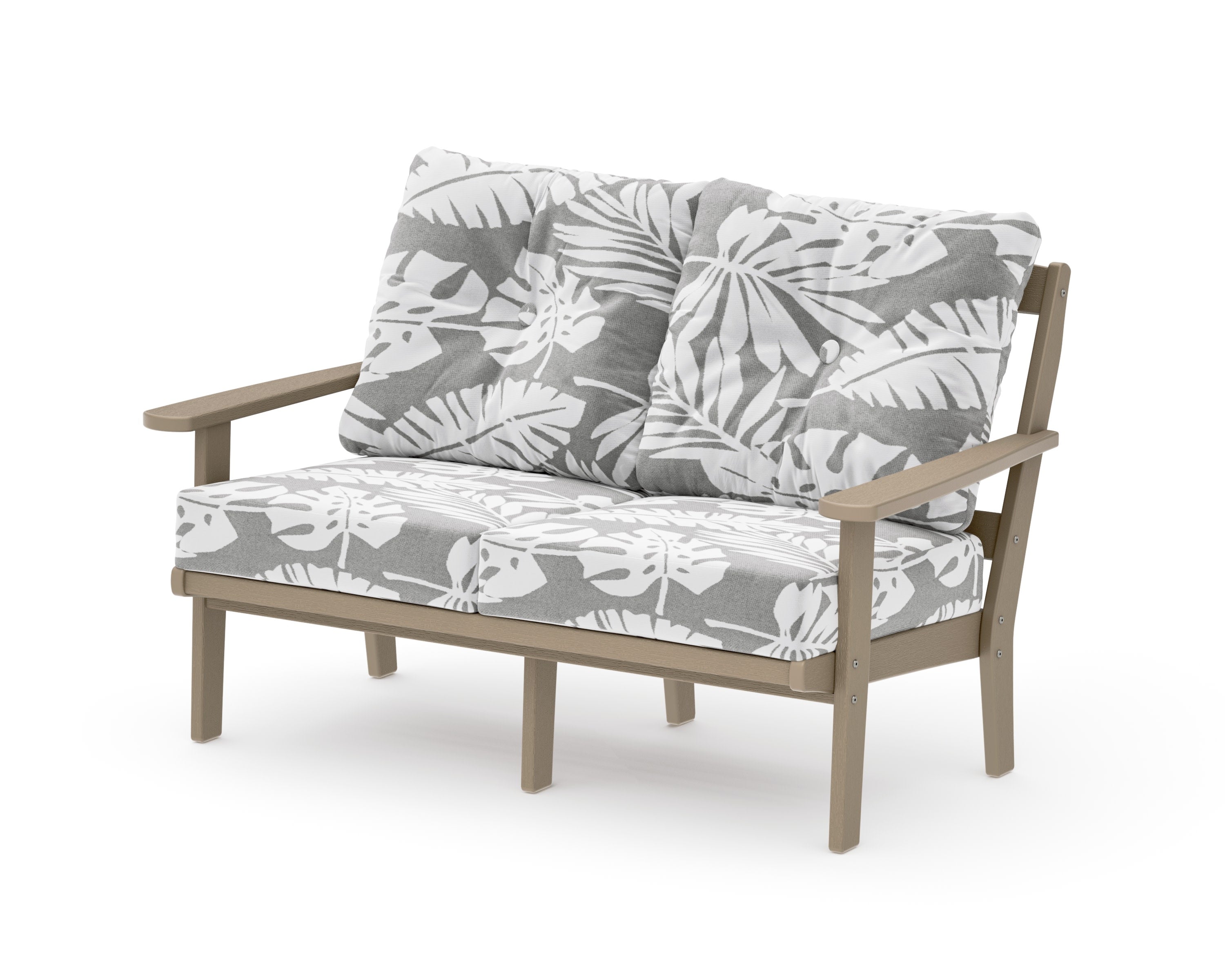 Mission Deep SeatingLoveseat in Vintage Sahara / Leaf Grey Mist
