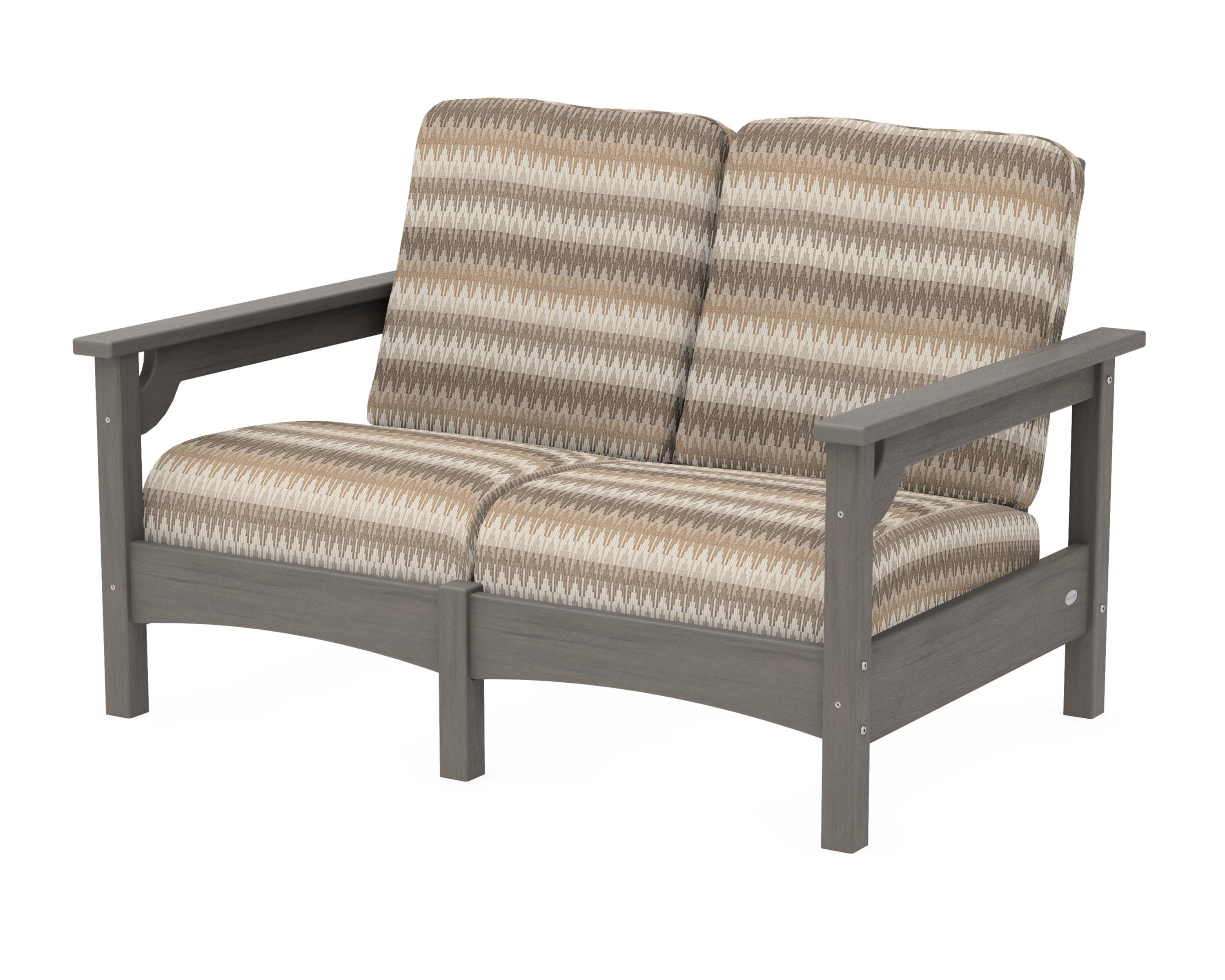 Club Loveseat in Driftwood / Valley Dune