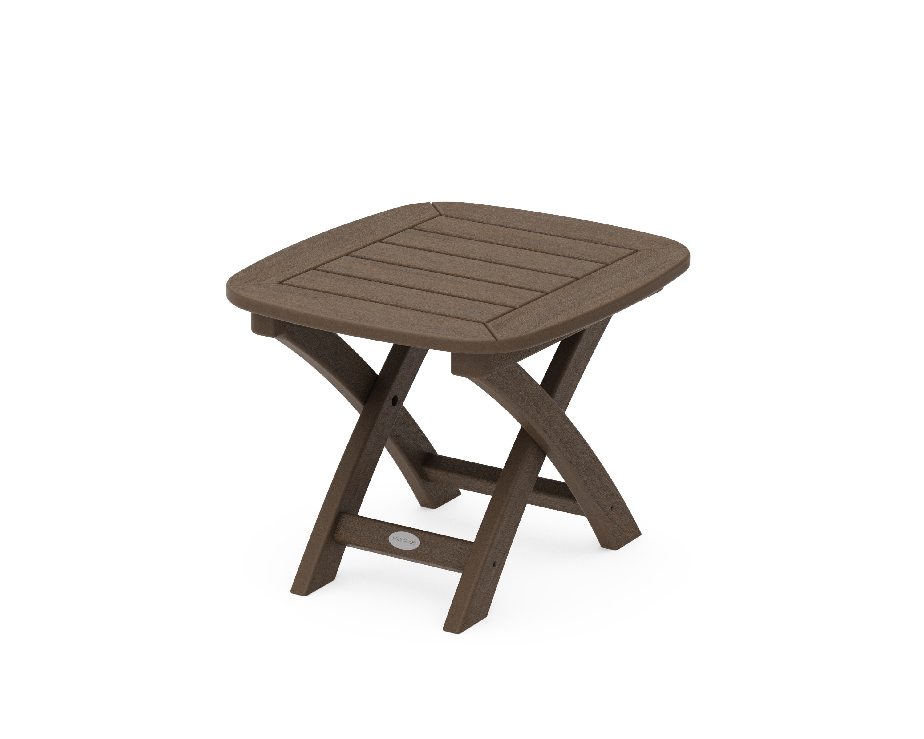 Nautical 21" x 18" Side Table in Kona
