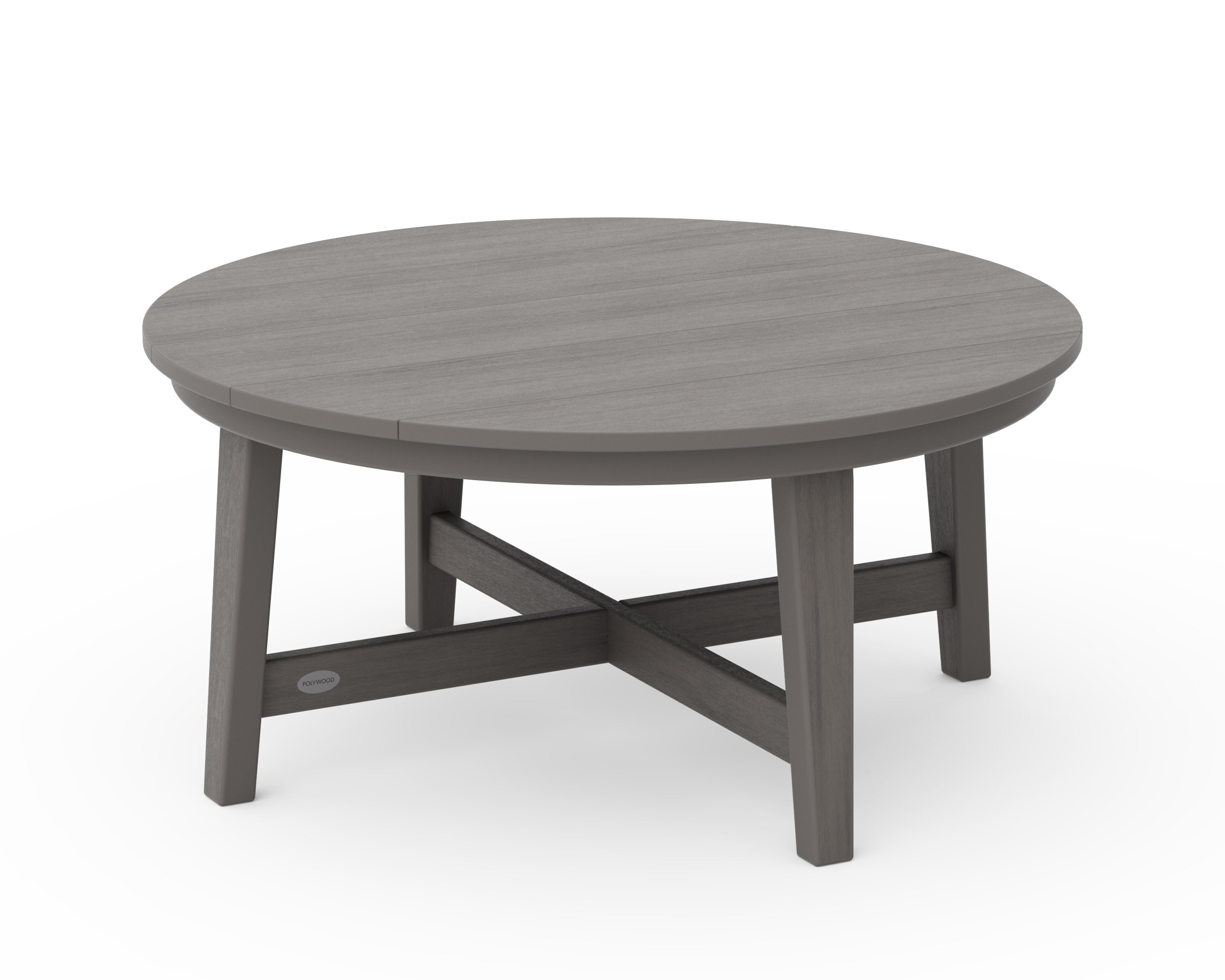 Newport 36" Round Coffee Table in Driftwood
