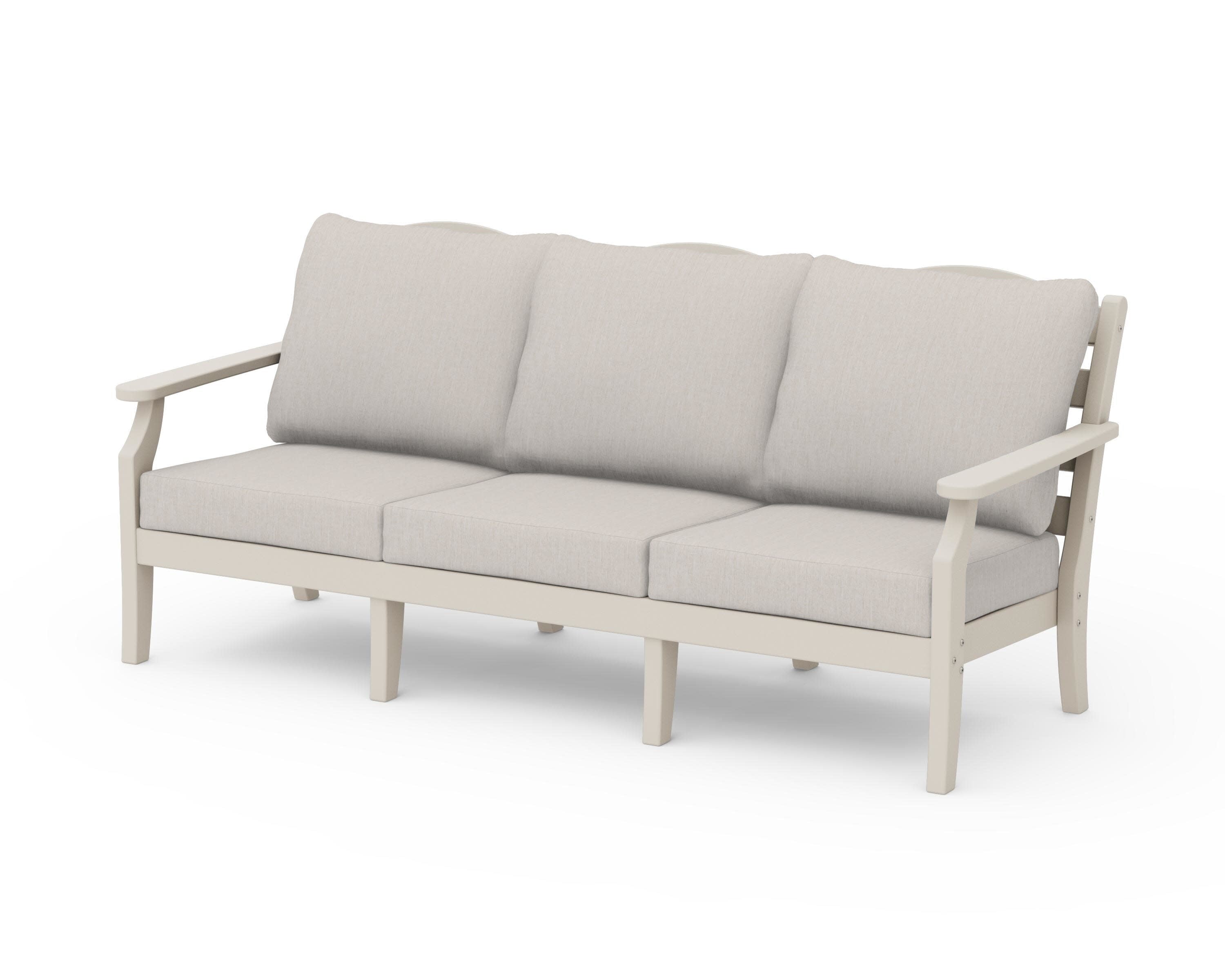 Savannah Deep Seating Sofa in Sand / Cast Ash