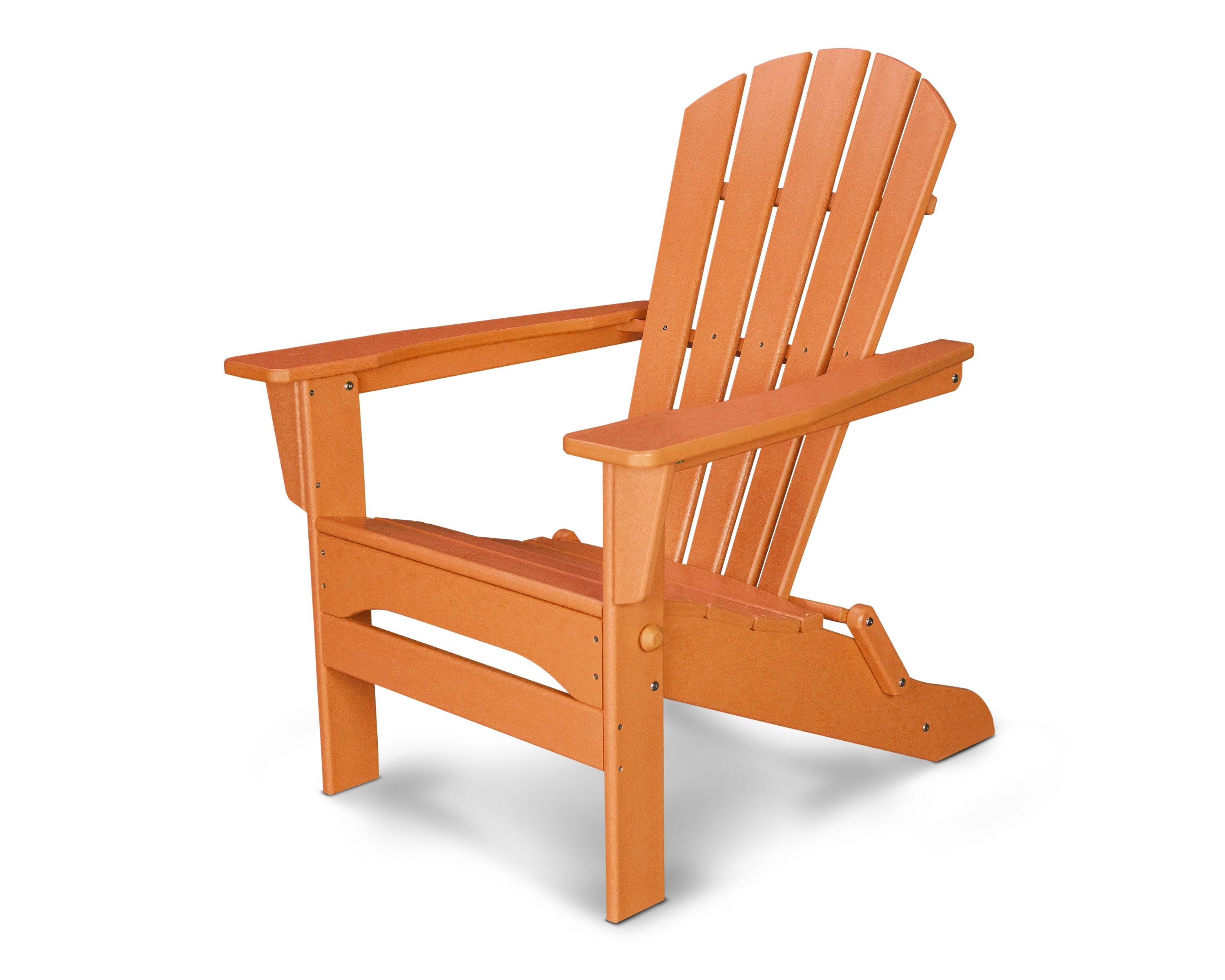 Palm Coast Folding Adirondack in Tangerine