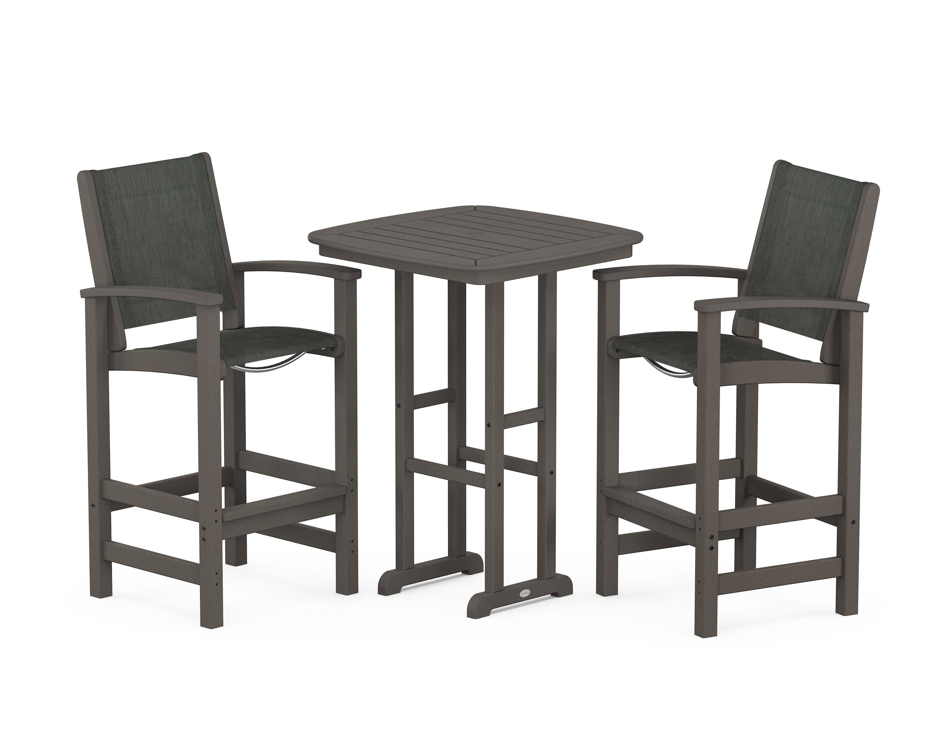Coastal 3-Piece Bar Set in Vintage Coffee / Ember Sling
