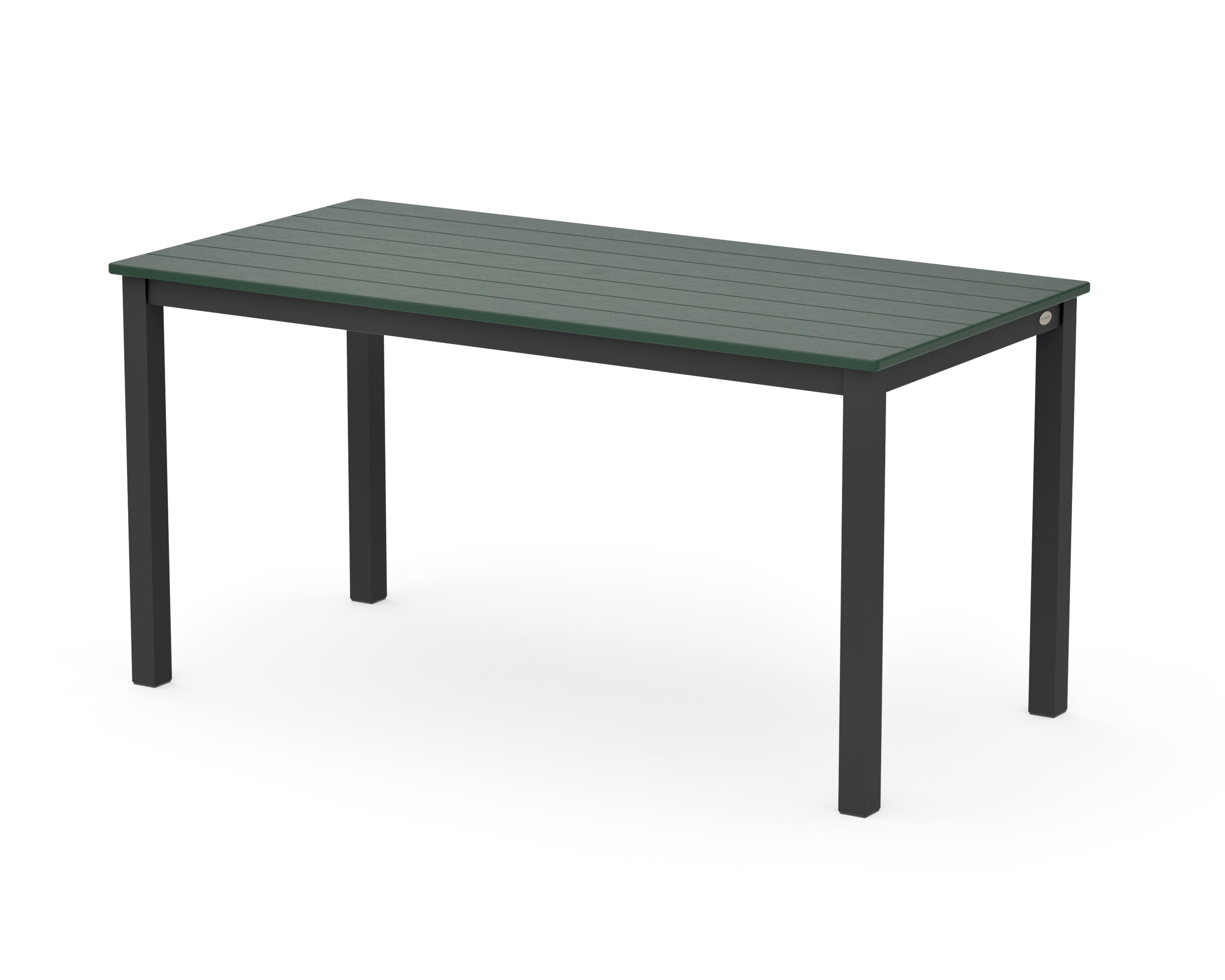 Main Street 30 x 60 Dining Table in Black / Green