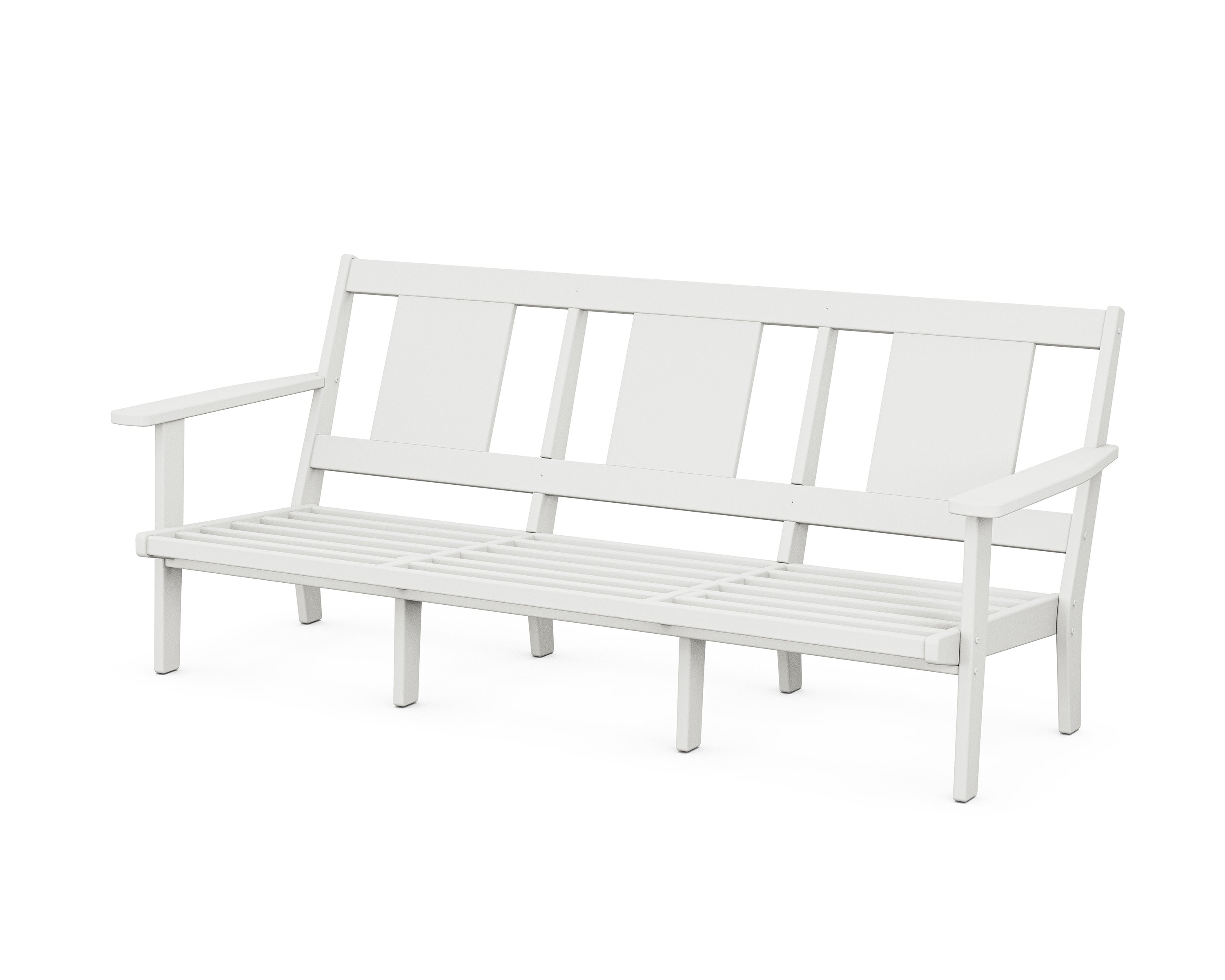 Prairie Deep Seating Sofa Frame in White