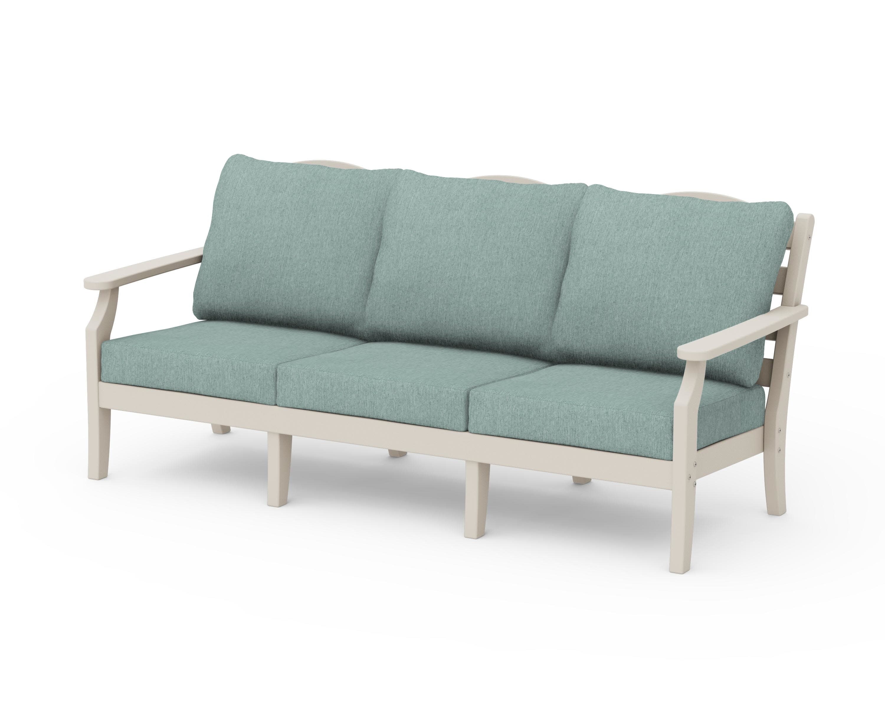 Savannah Deep Seating Sofa in Sand / Glacier Spa