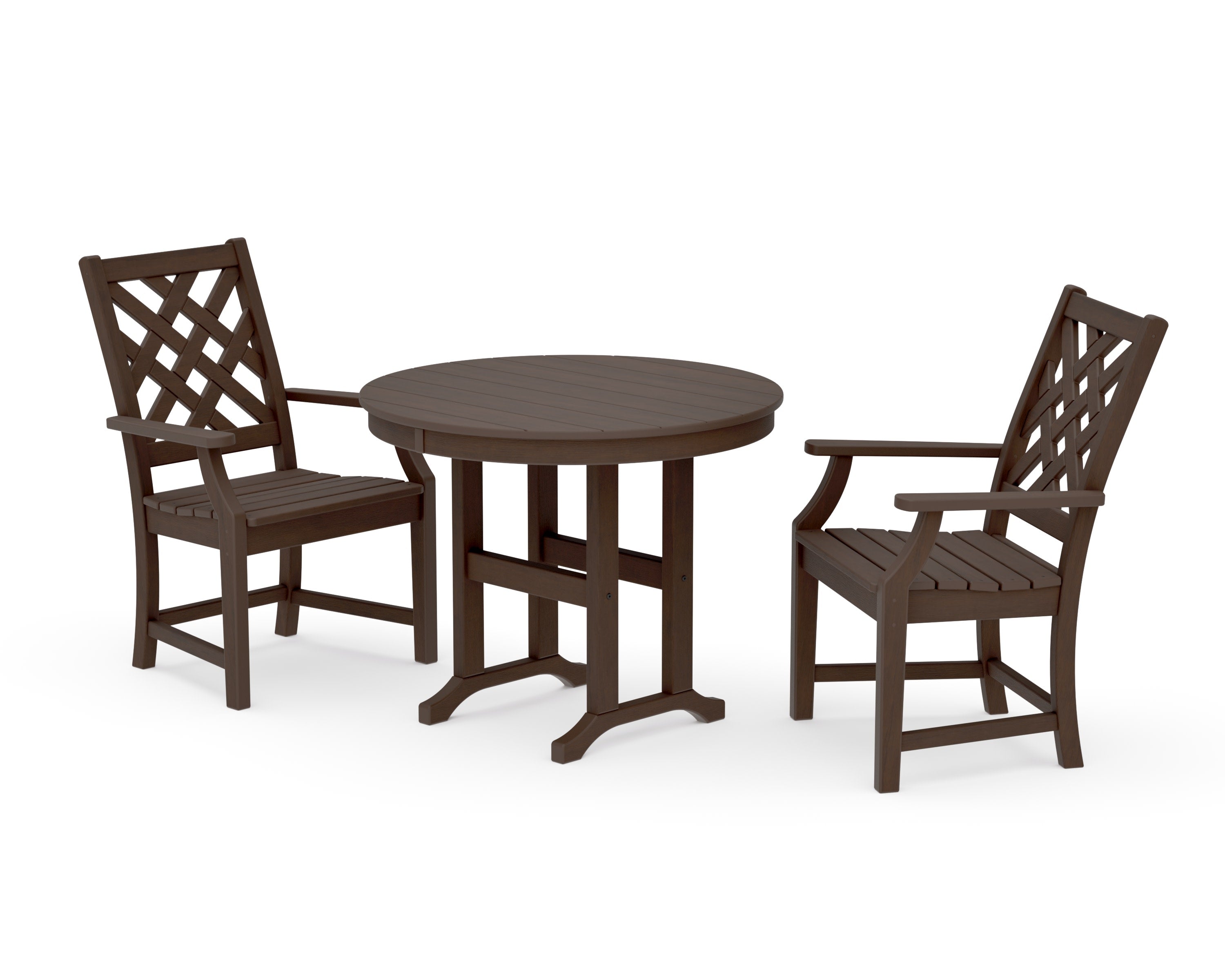 Wovendale 3-Piece Farmhouse Dining Set in Kona