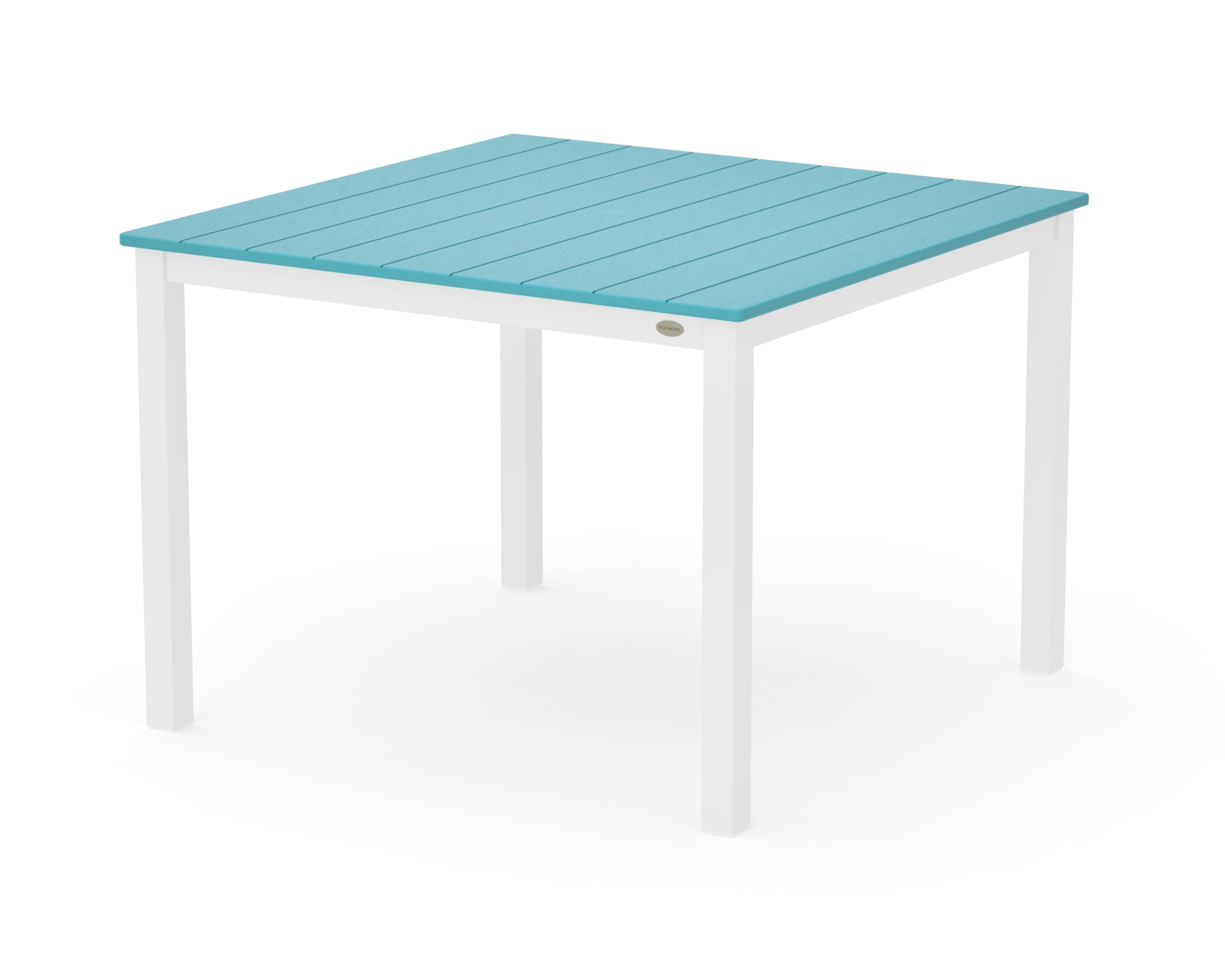 Main Street 42 x 42 Dining Table in White / Aruba