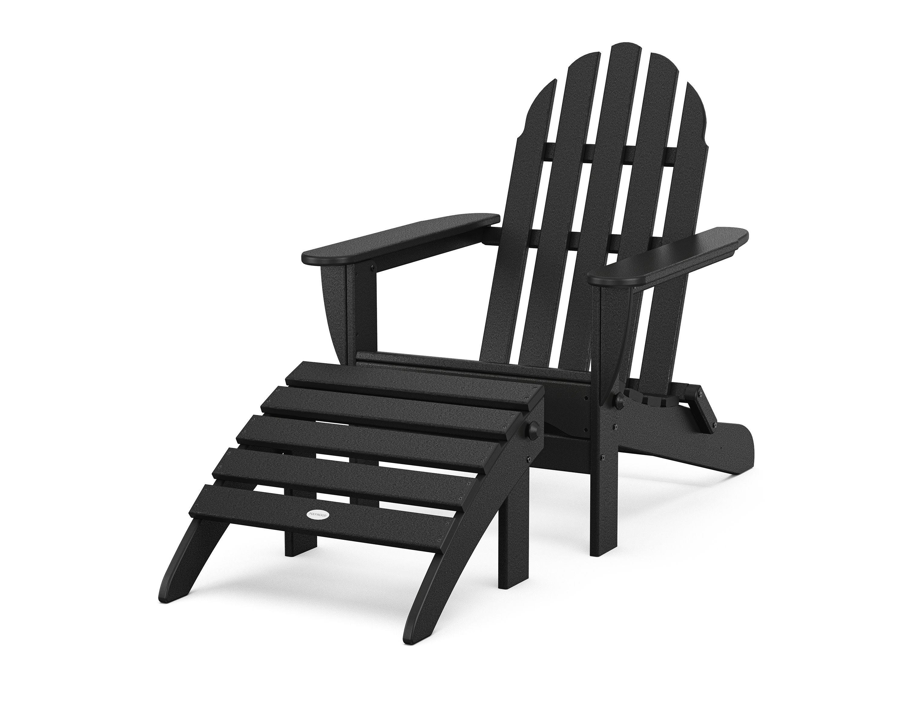 Classic Adirondack 2-Piece Set in Black