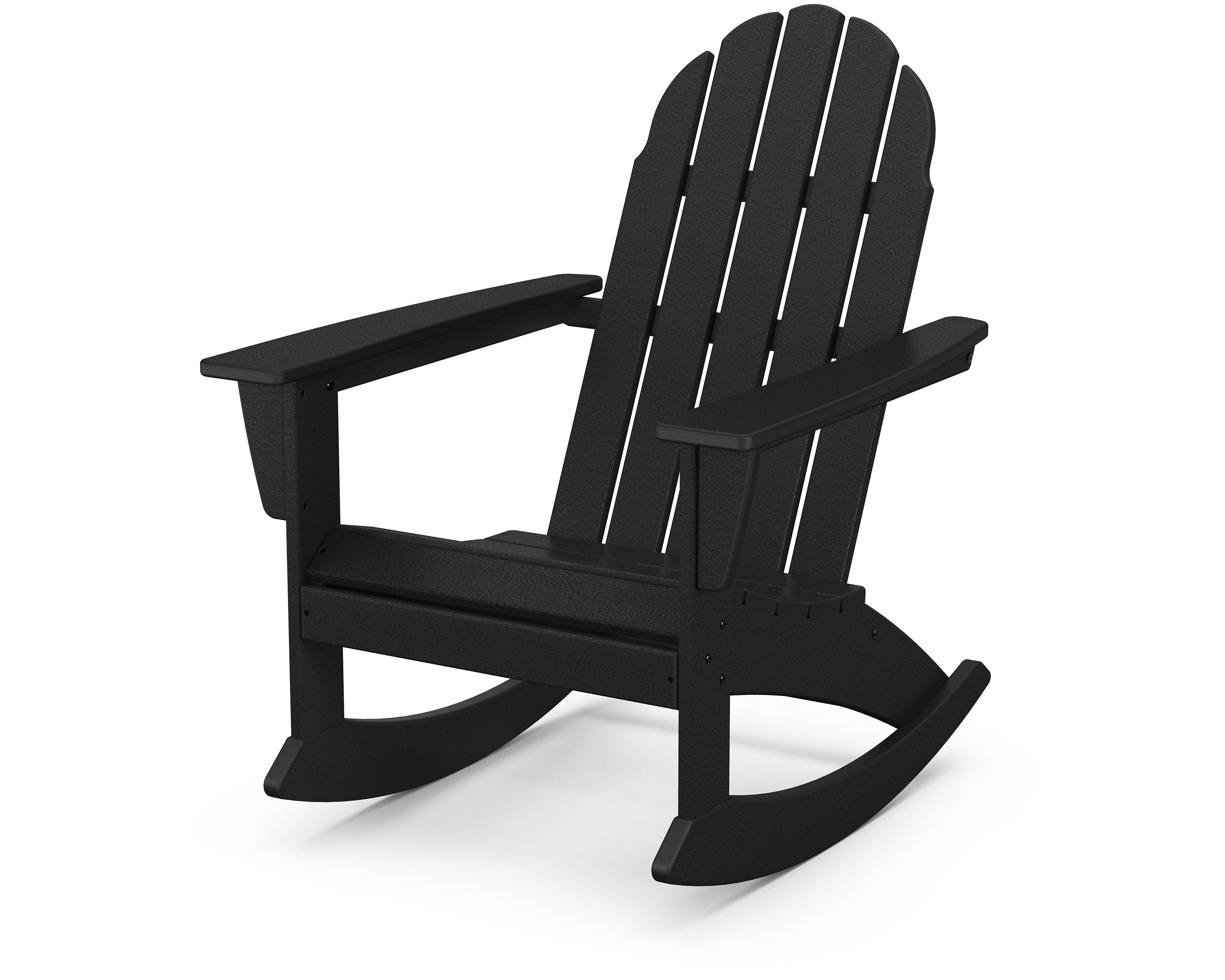 Vineyard Adirondack Rocking Chair in Black
