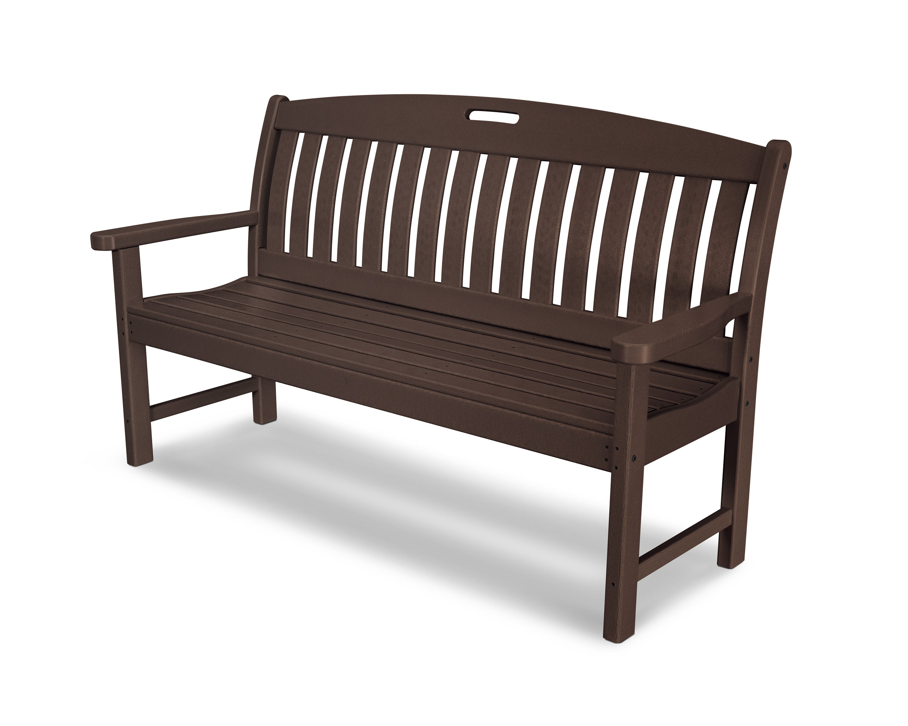 Nautical 60" Bench in Mahogany