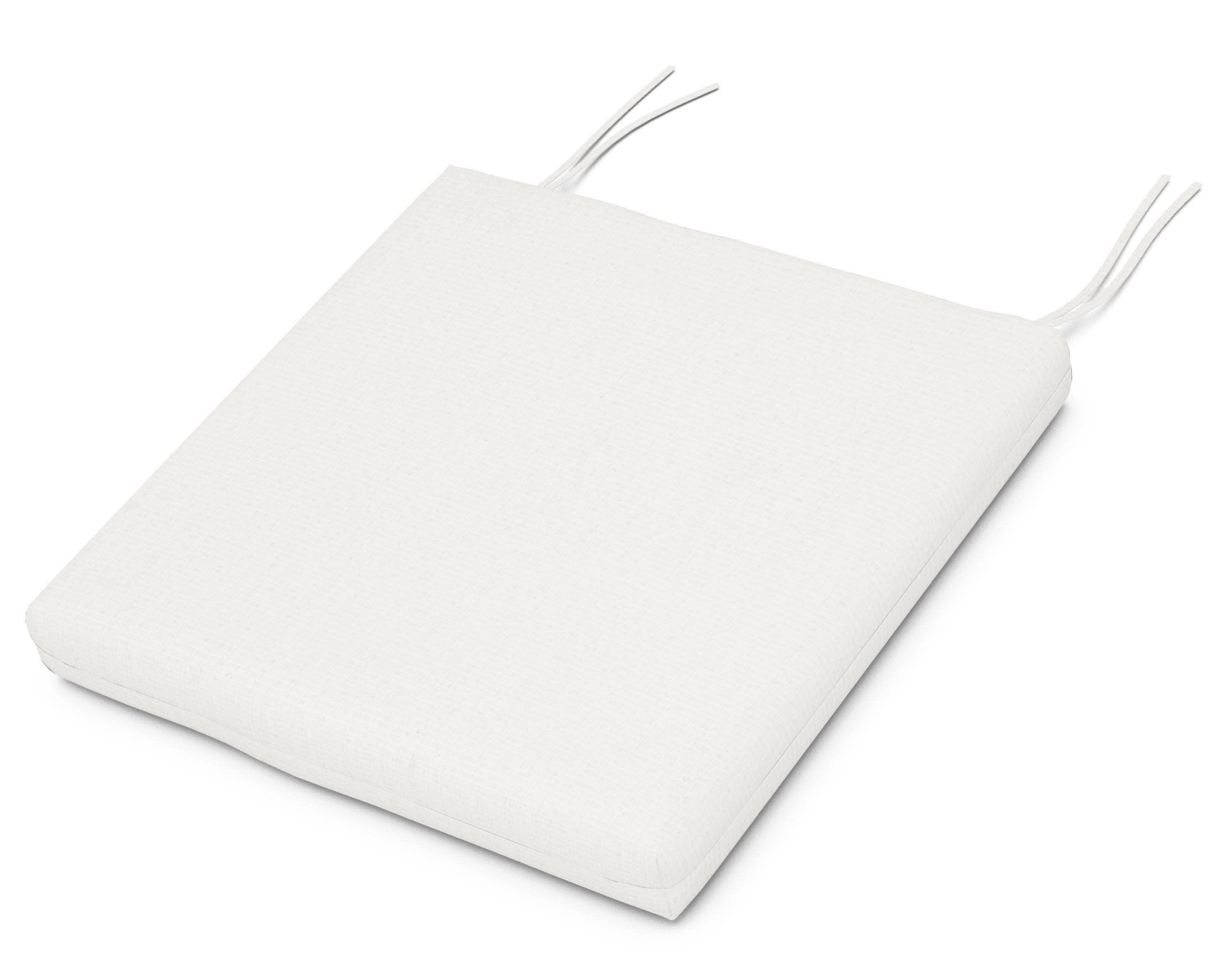 Prescott Standard Seat Cushion - 17.25"D x 18.25"W x 2.5"H in Natural Linen