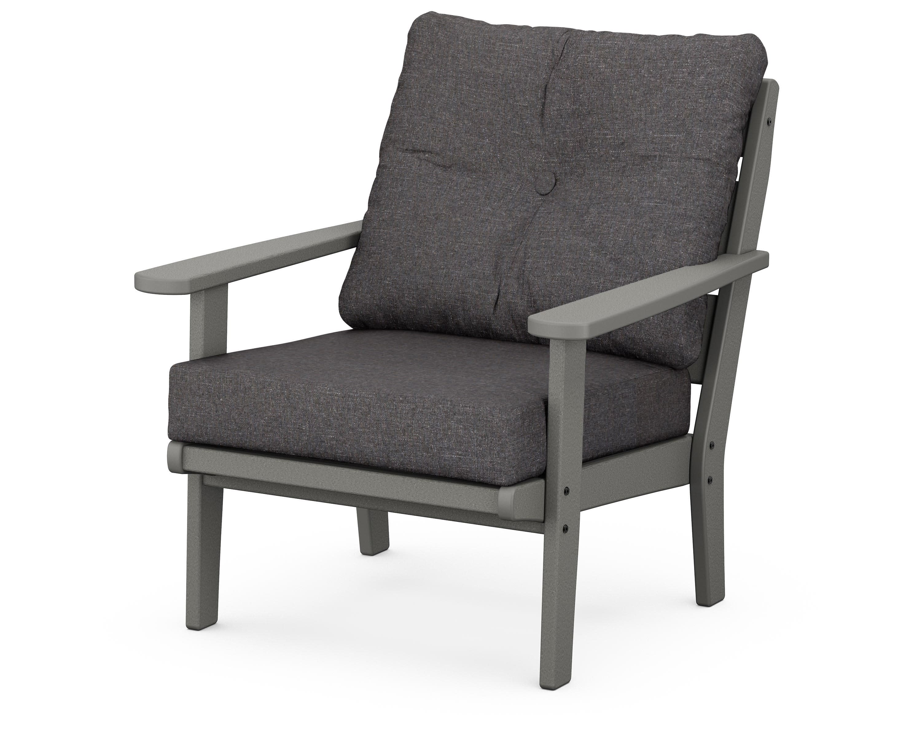 Lakeside Deep Seating Chair in Slate Grey / Ash Charcoal