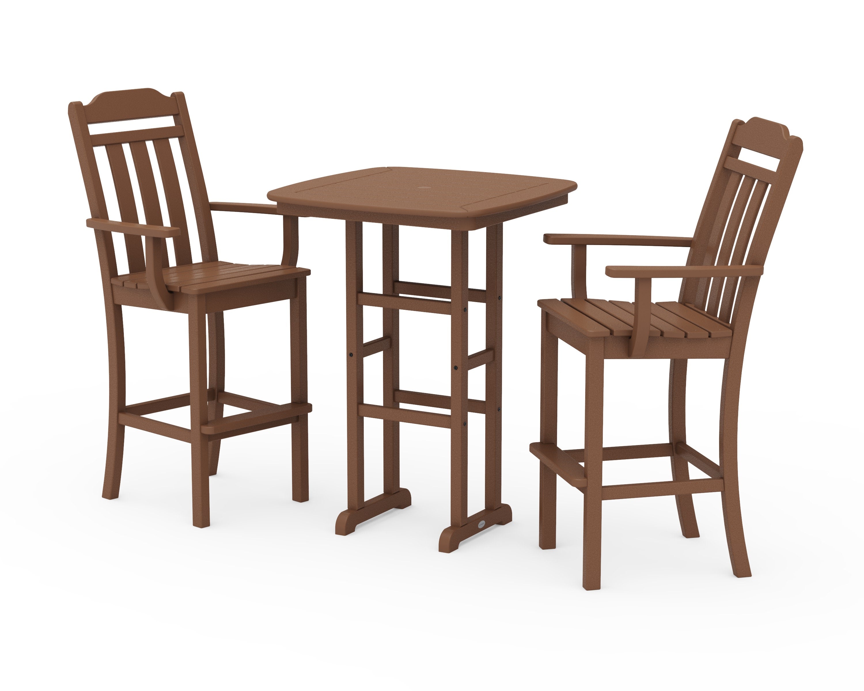 Cottage 3-Piece Bar Set in Teak