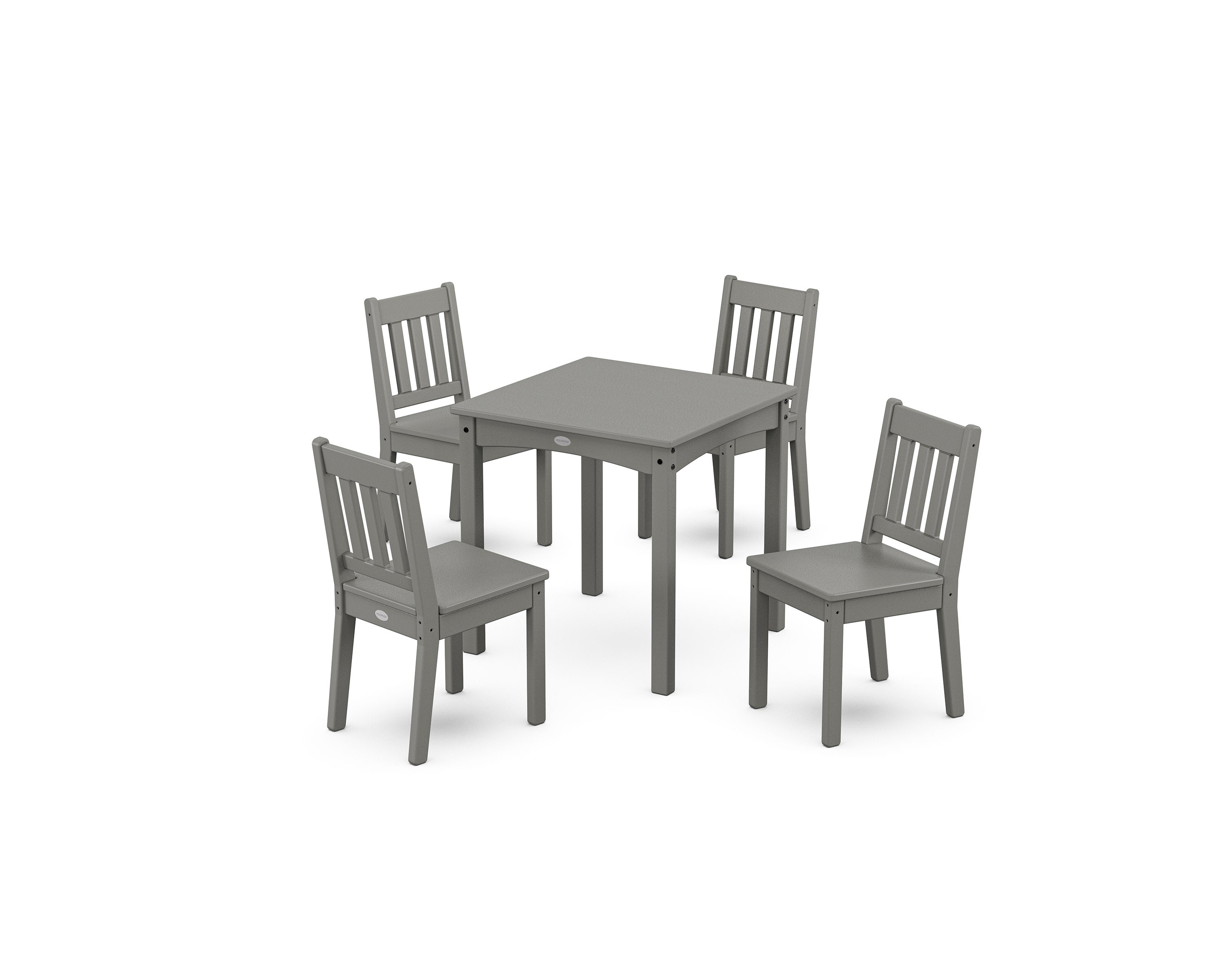 Vineyard Kids 5-Piece Dining Set in Slate Grey