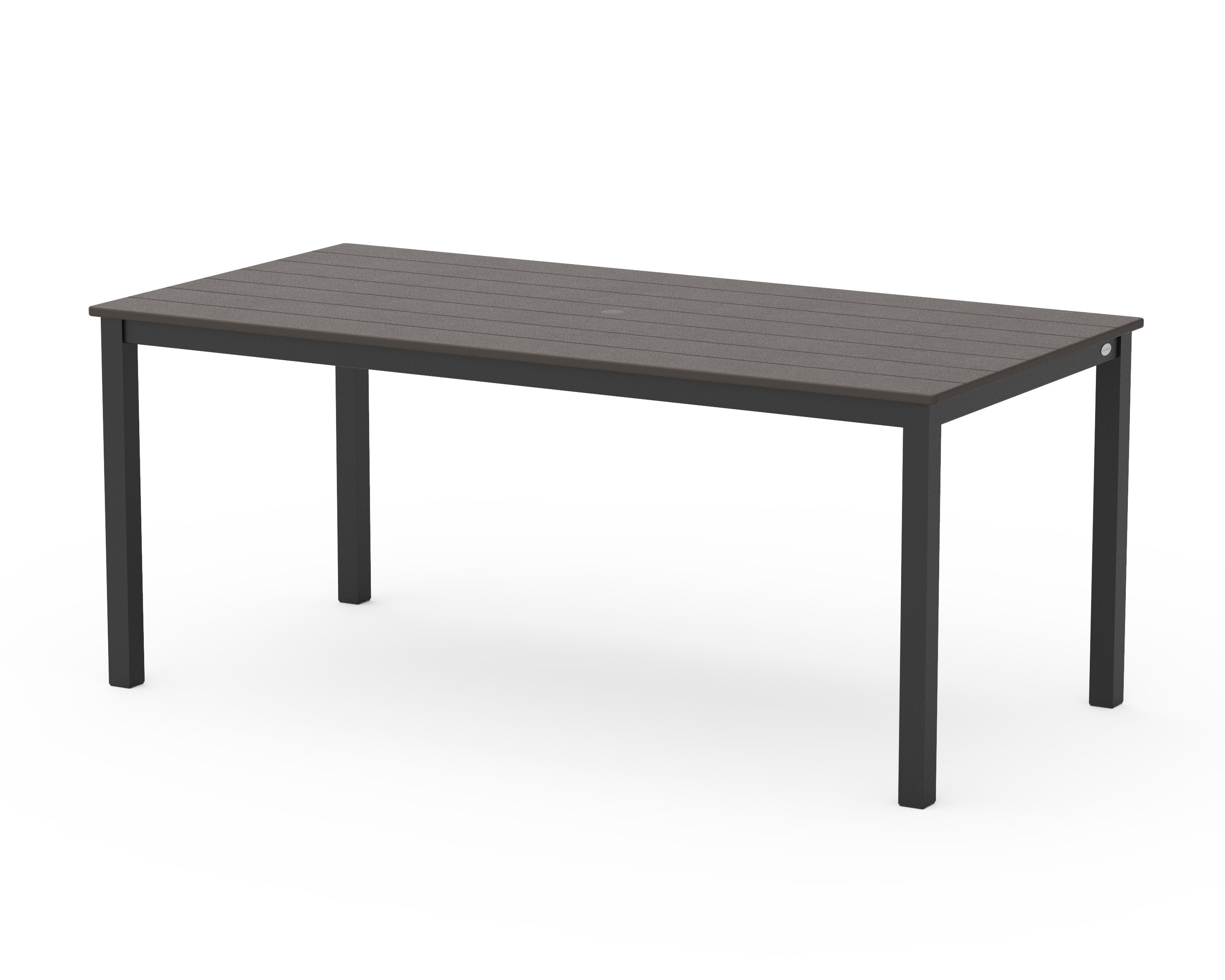 Main Street 36" x 72" Dining Table in Black / Vintage Coffee