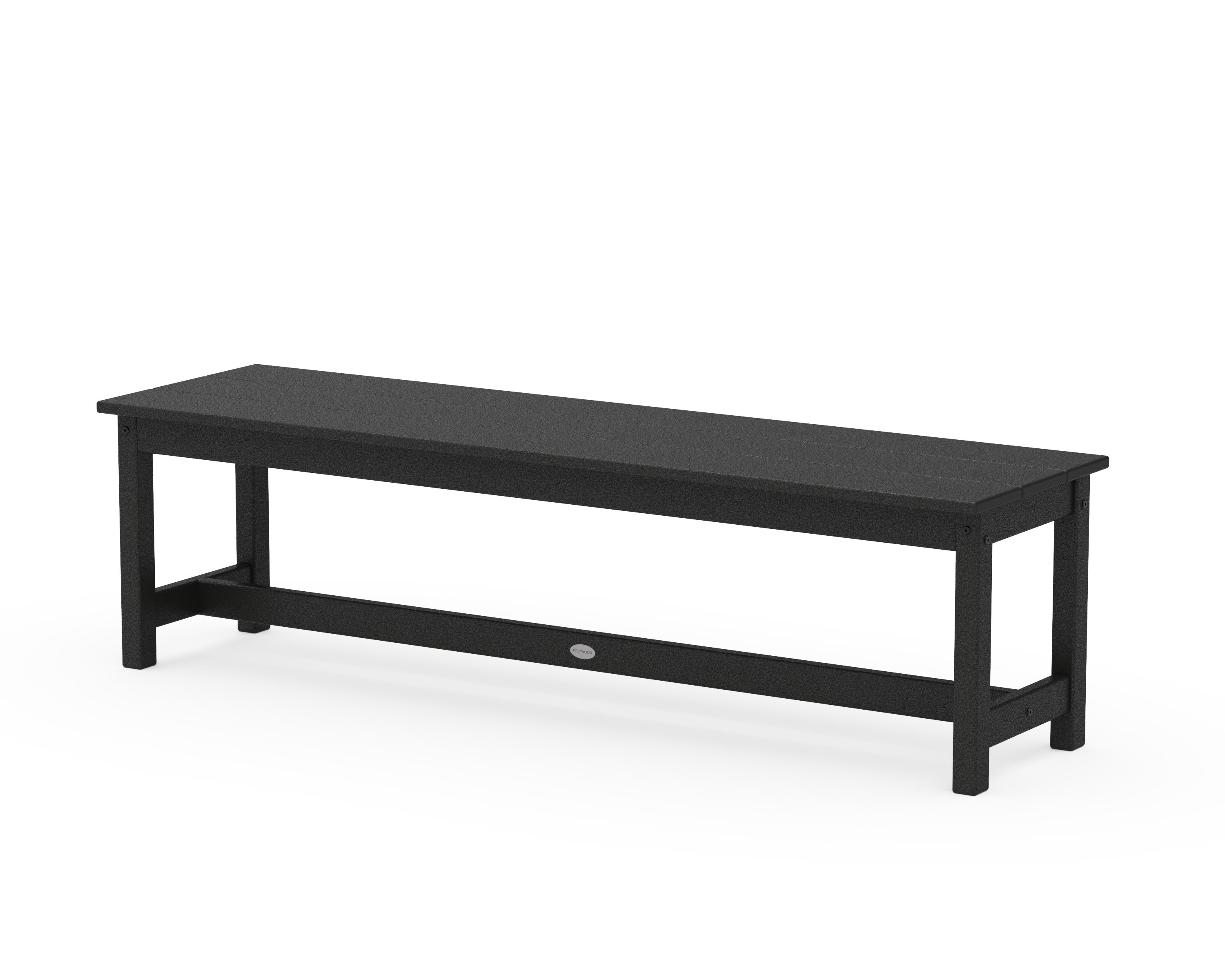 60" Planter Bench in Black