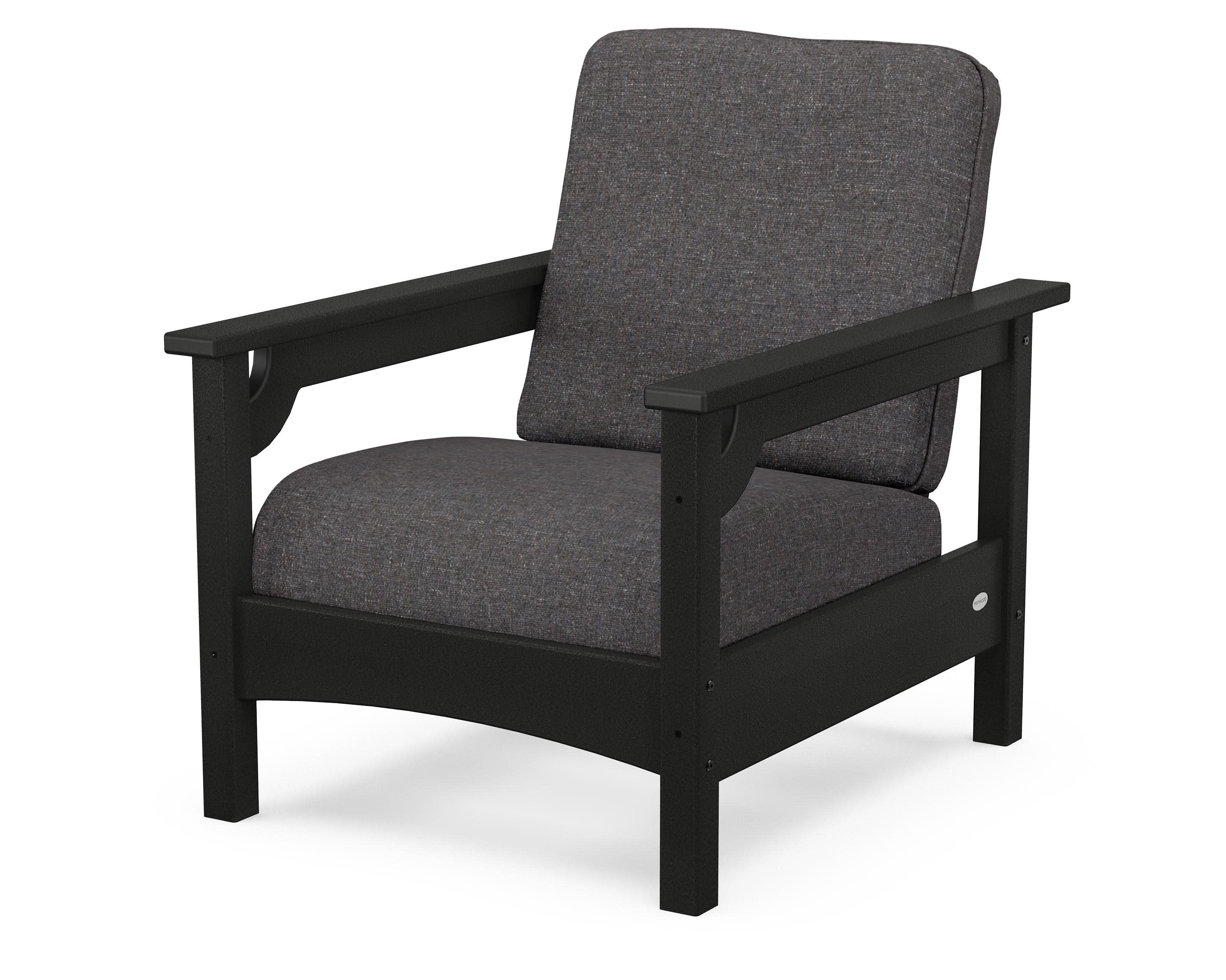 Club Chair in Black / Ash Charcoal