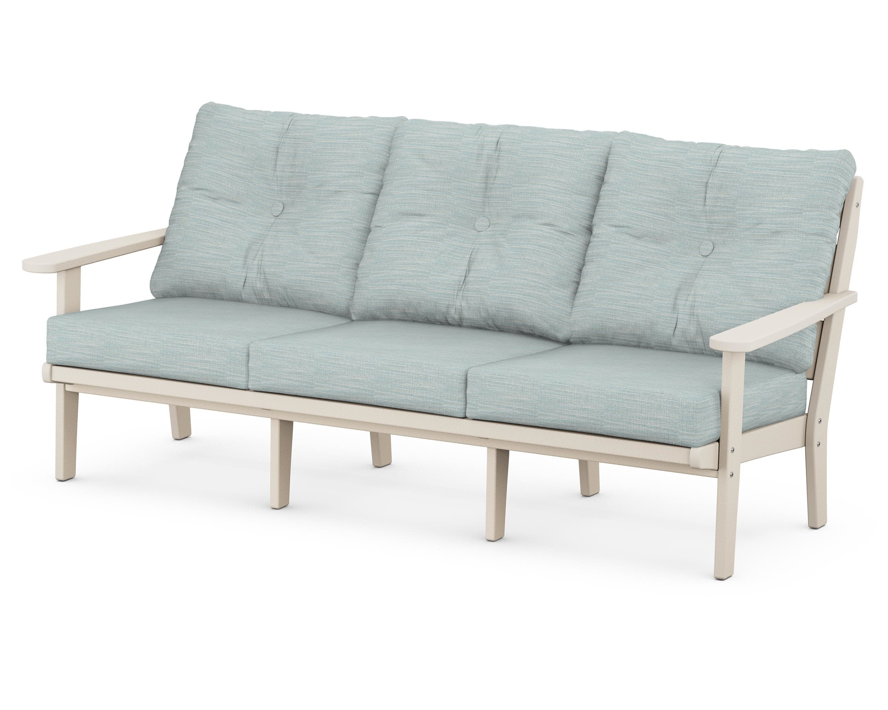 Lakeside Deep Seating Sofa in Sand / Soothe Mist