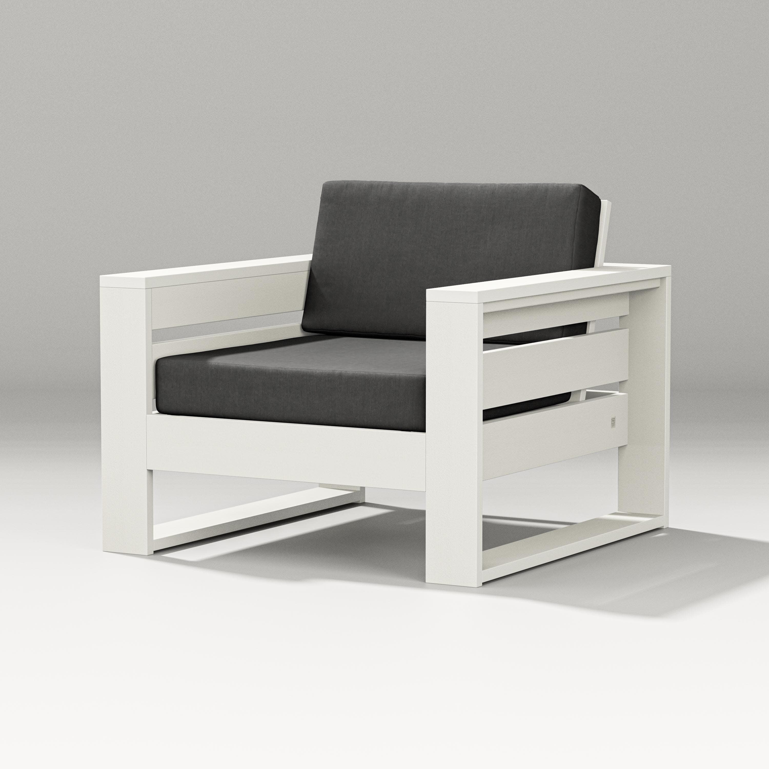 Latitude Lounge Chair in Vintage White / Spectrum Carbon