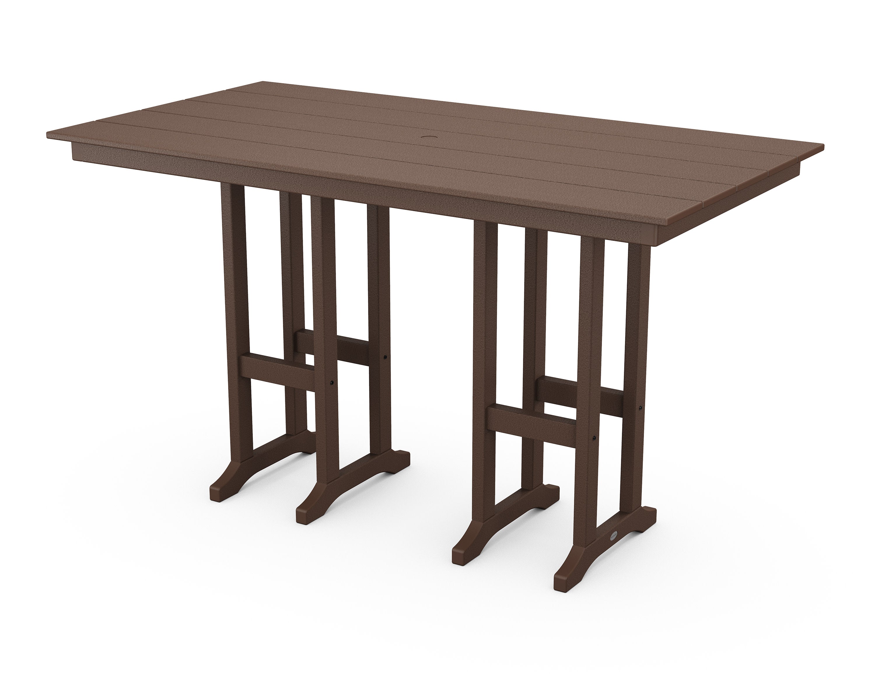 Farmhouse 37" x 72" Bar Table in Mahogany