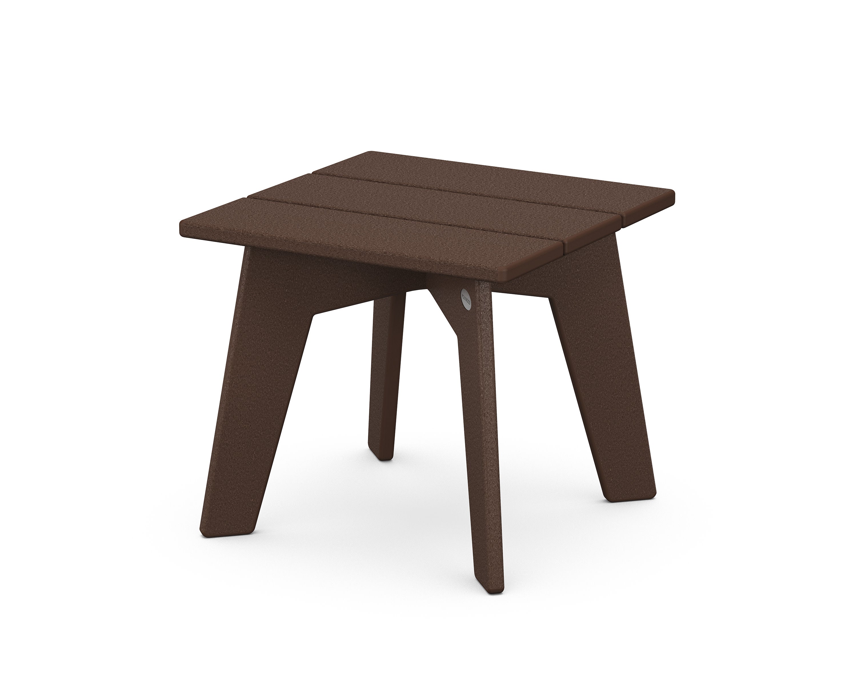 Riviera Modern Side Table in Mahogany