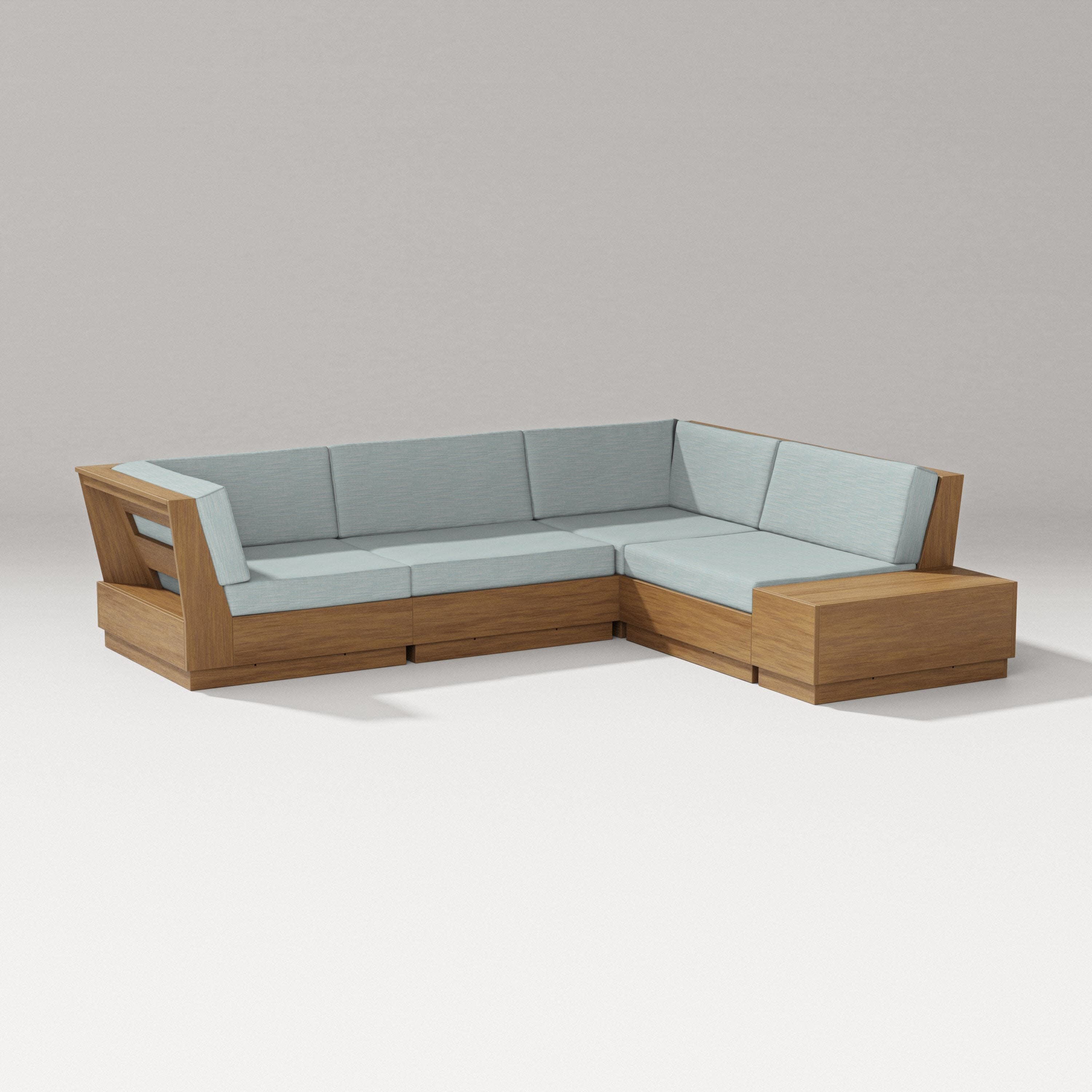 Elevate Corner Sectional in Natural / Soothe Mist
