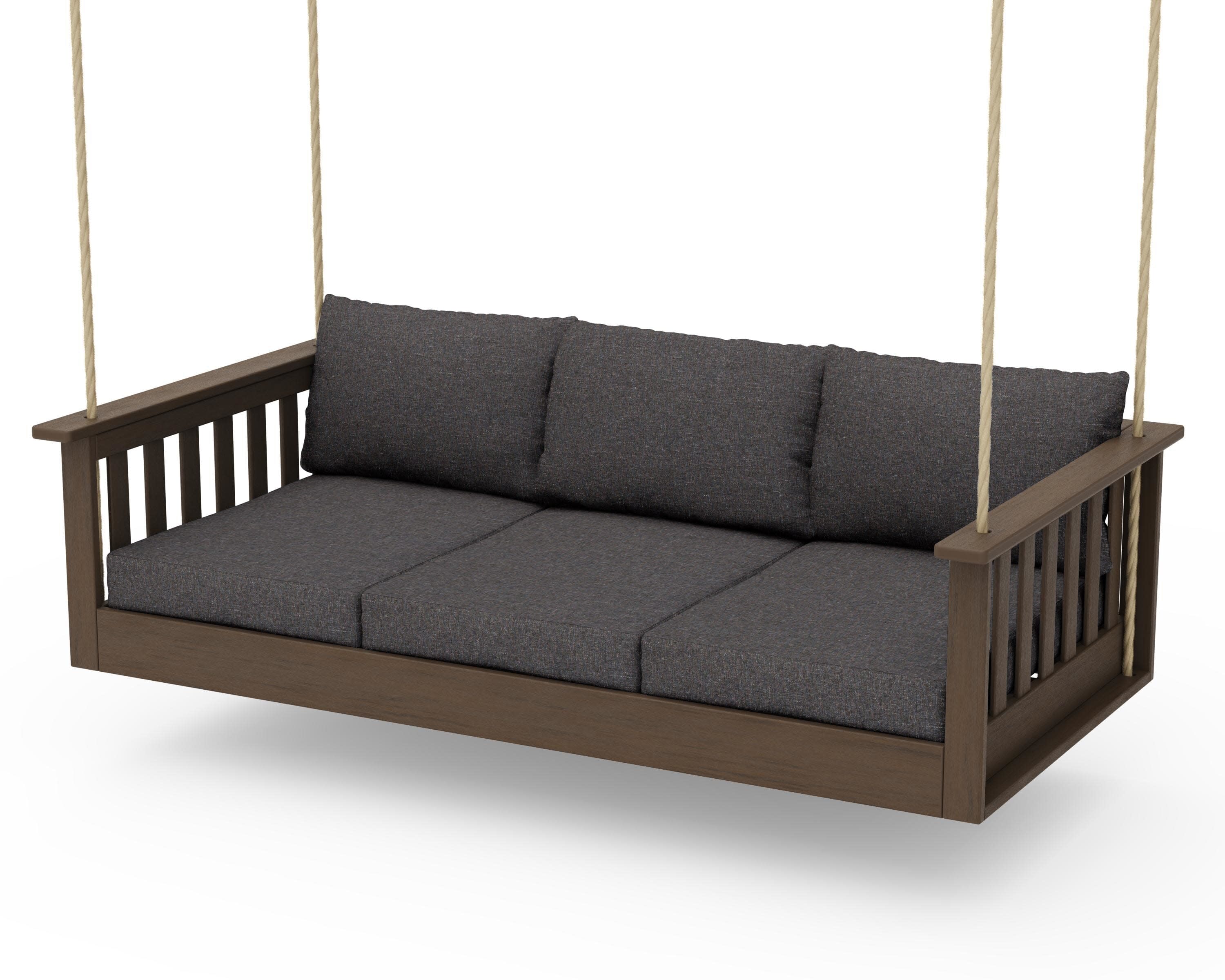 Vineyard Daybed Swing in Kona / Ash Charcoal