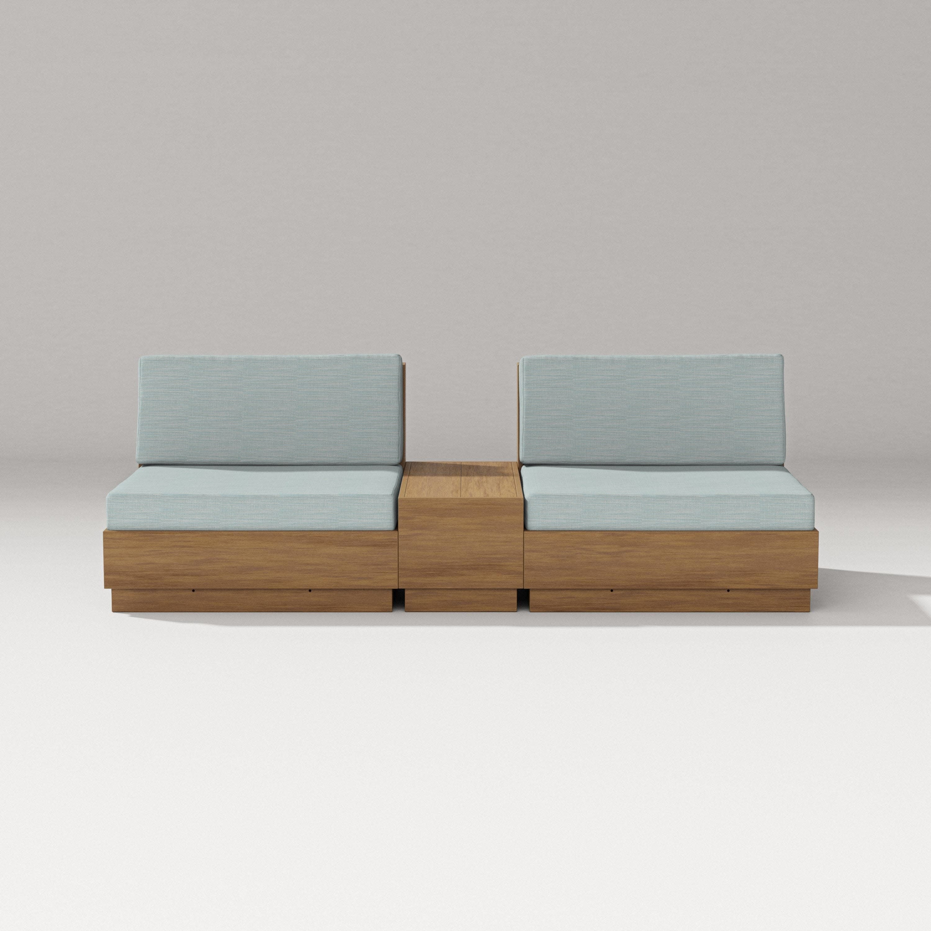 Elevate Lounge Chair Set in Natural / Soothe Mist