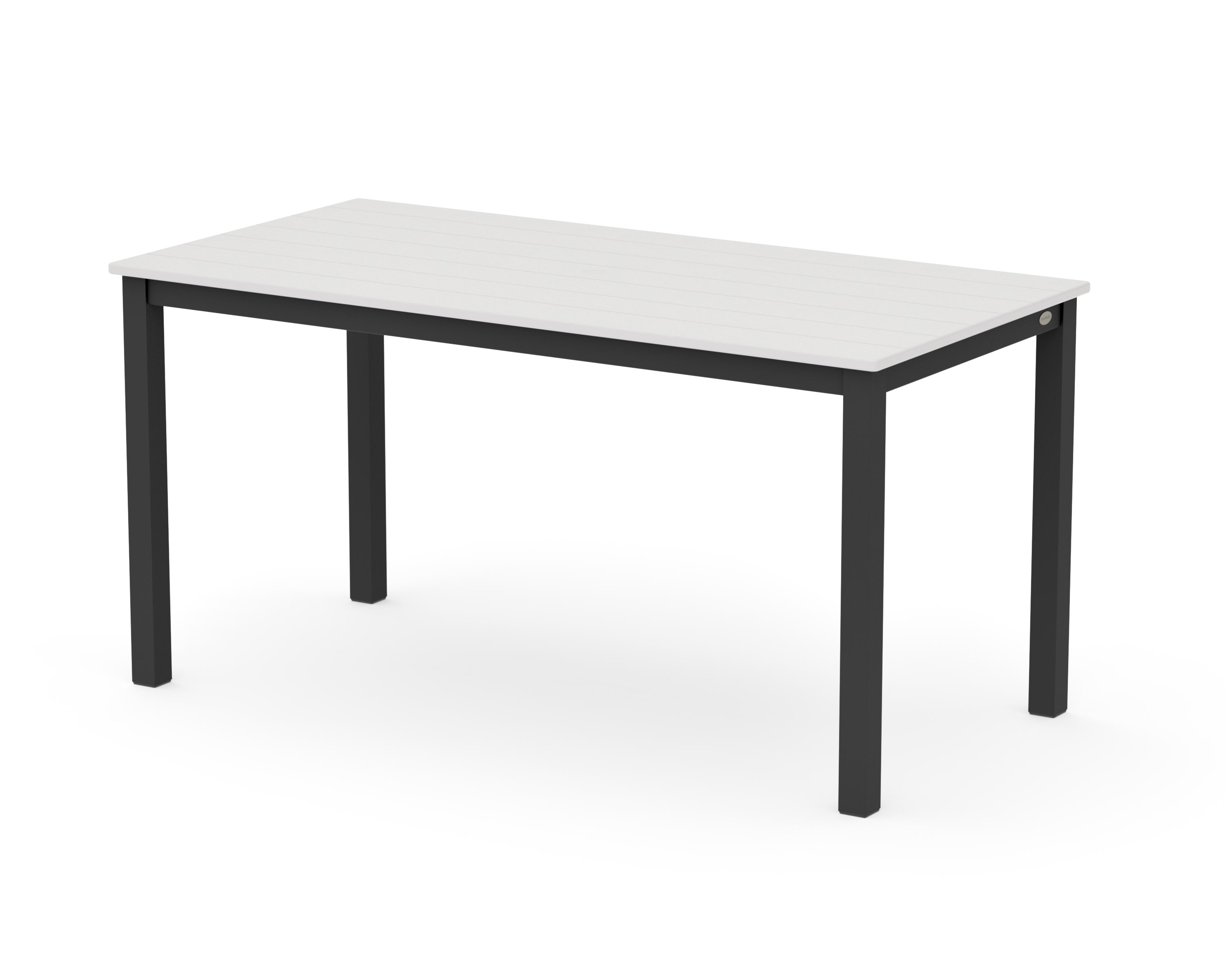 Main Street 30 x 60 Dining Table in Black / Vintage White