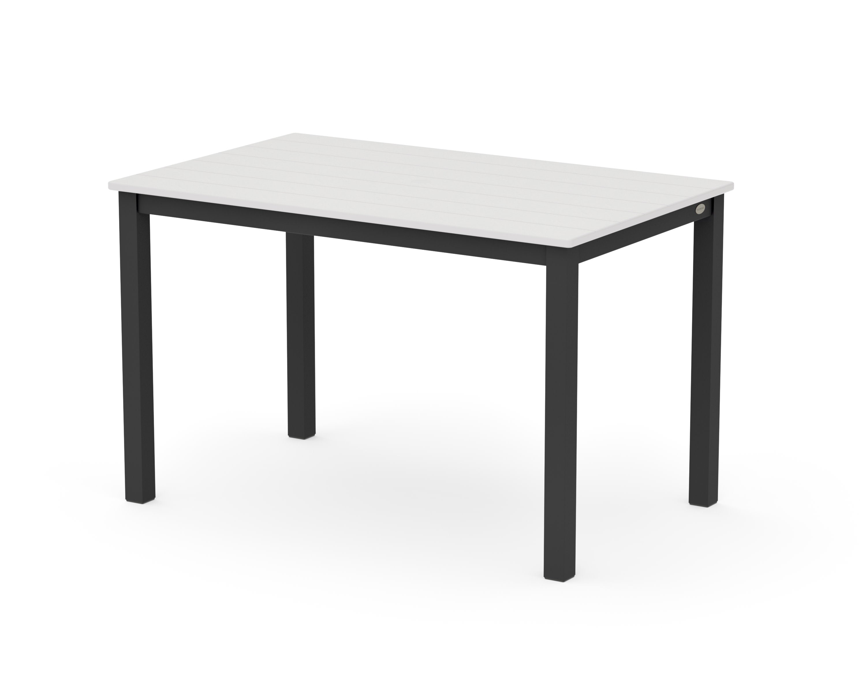 Main Street 30 x 48 Dining Table in Black / Vintage White