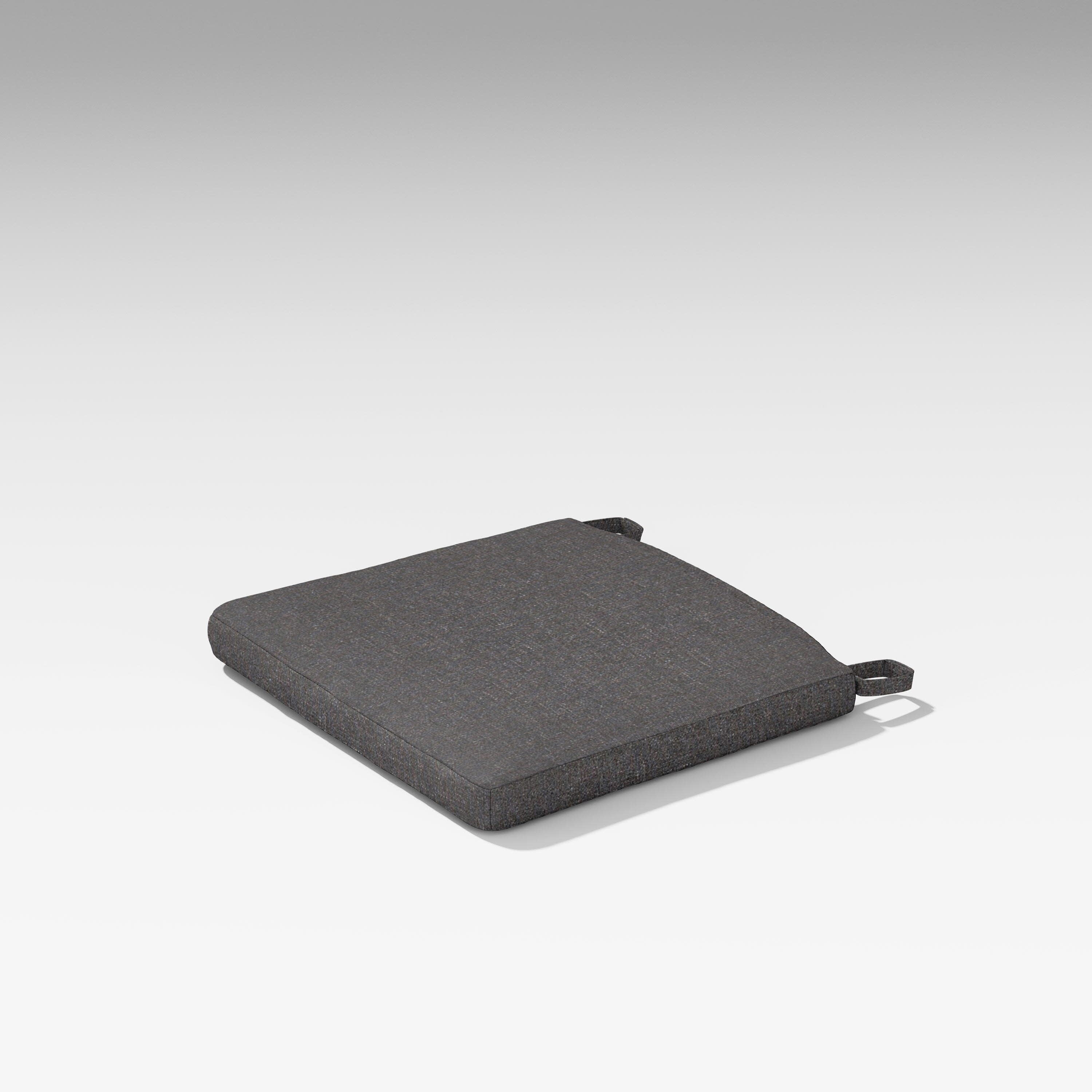 Estate Dining Seat Pad in Ash Charcoal