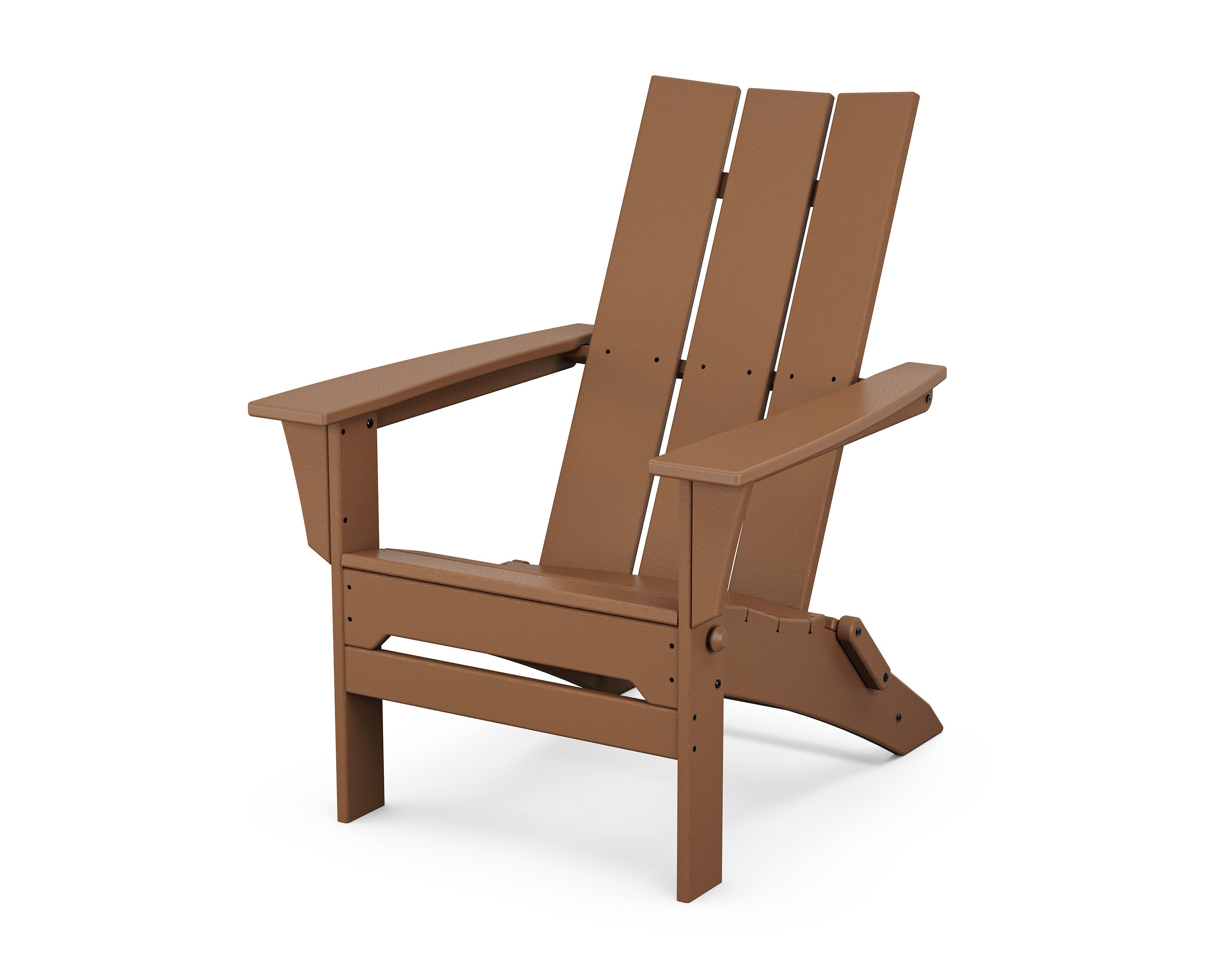 Modern Folding Adirondack in Teak