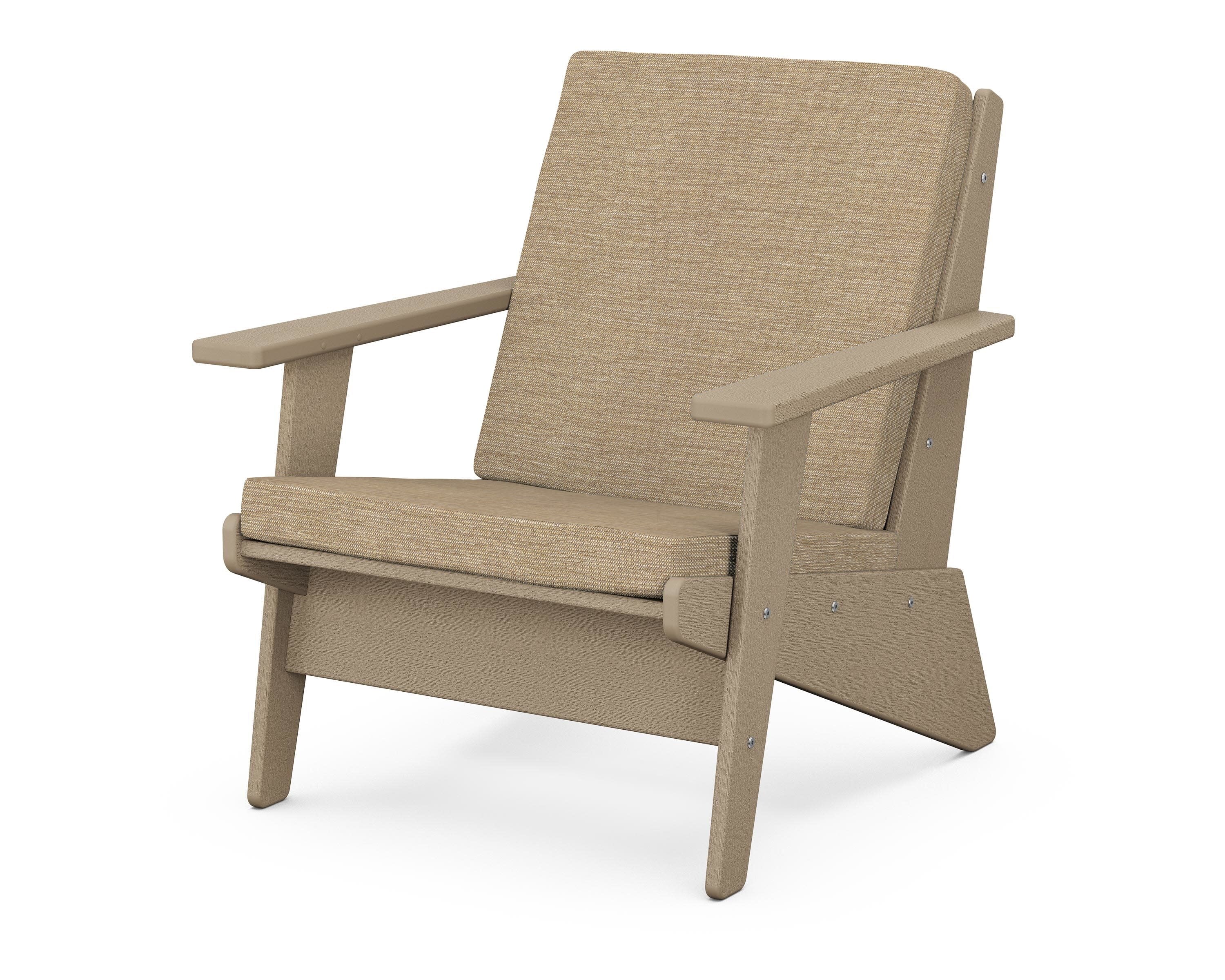 Riviera Modern Lounge Chair in Vintage Sahara / Charmer Desert