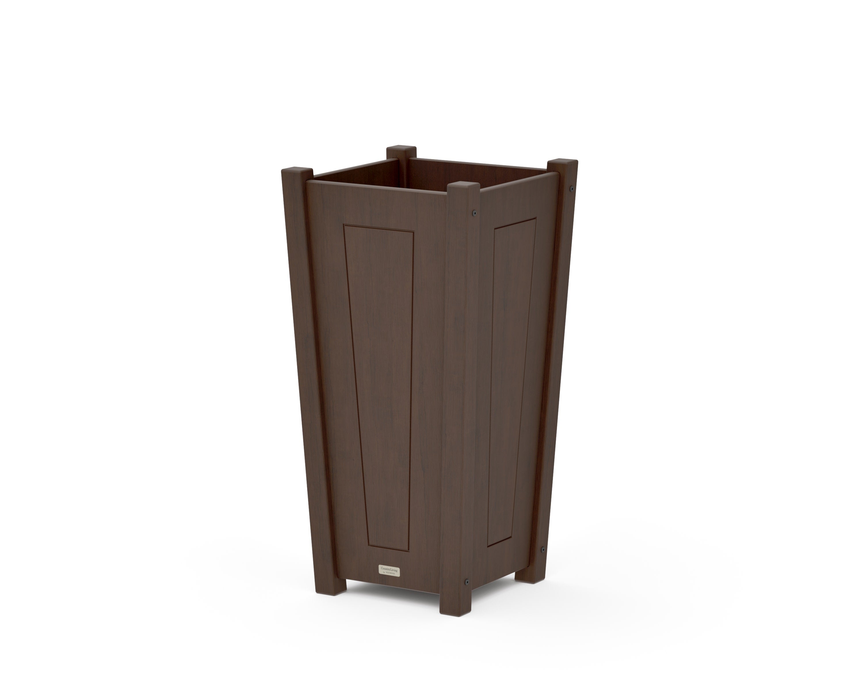 Country Living Tapered Square Planter Box in Kona