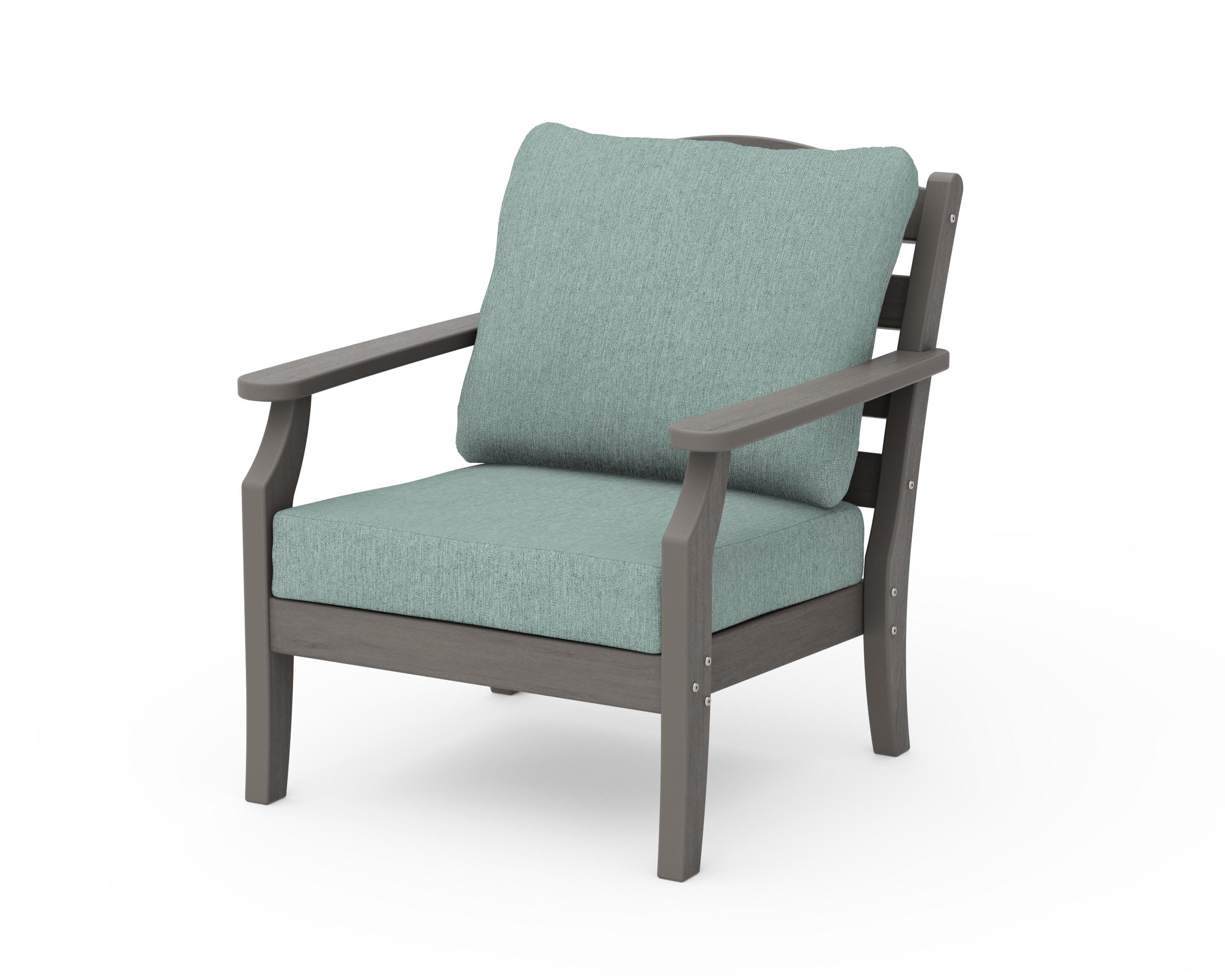 Savannah Deep Seating Chair in Driftwood / Glacier Spa