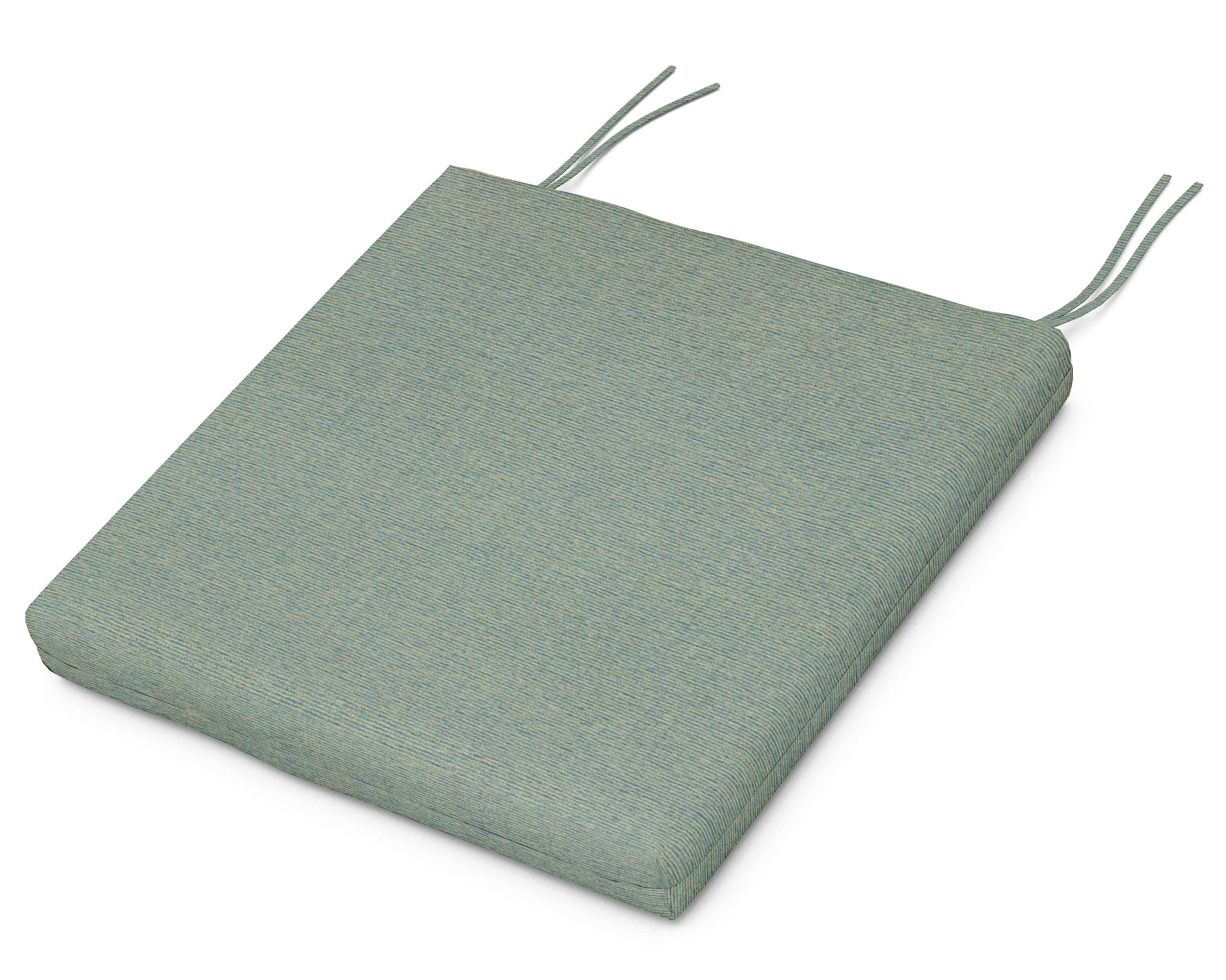 Acadia Dining Side Seat Pad in Deckhand Lagoon