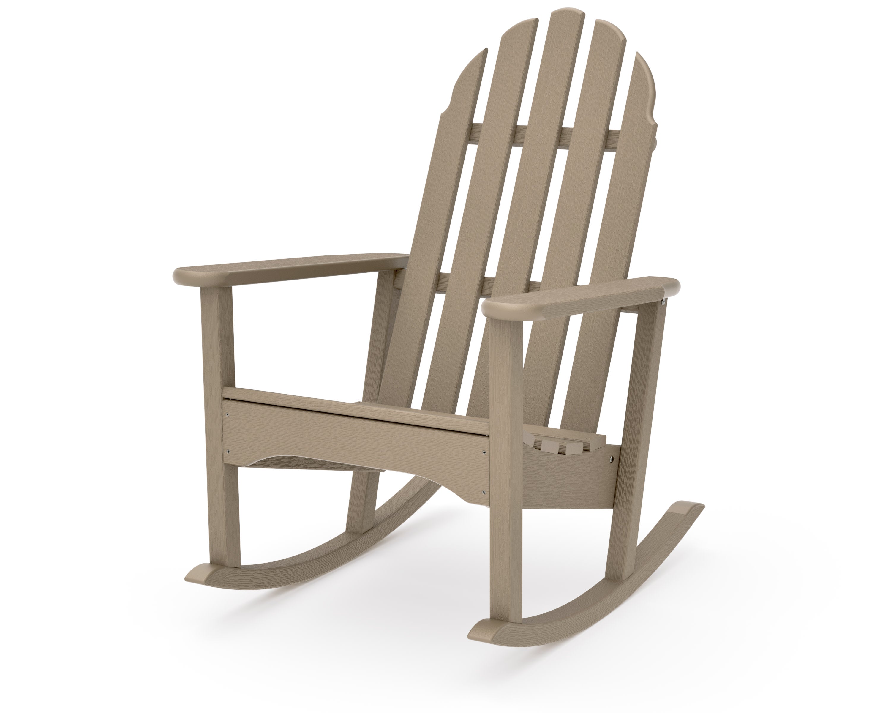 Classic Adirondack Rocking Chair in Vintage Sahara