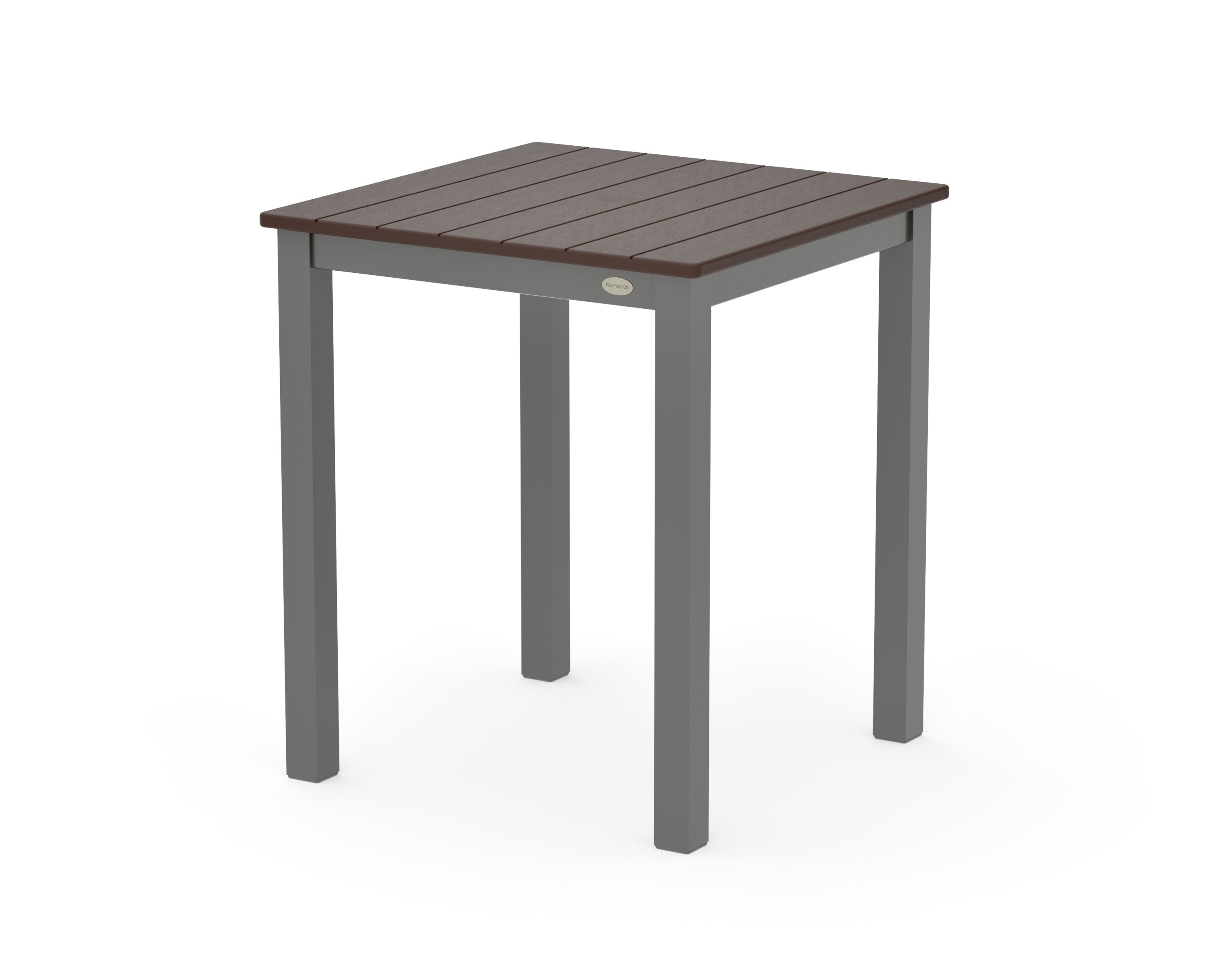 Main Street 26 x 26 Dining Table in Charcoal / Mahogany