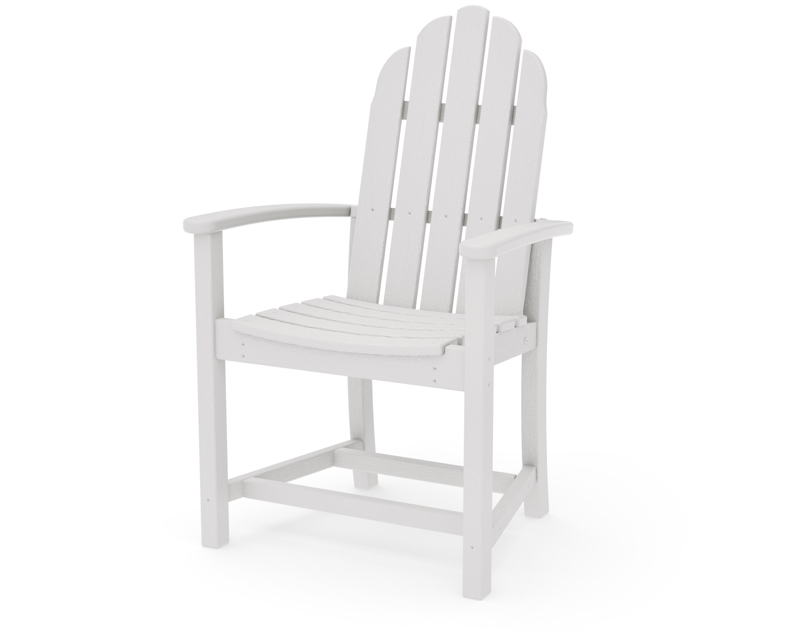 Classic Adirondack Dining Chair in Vintage White