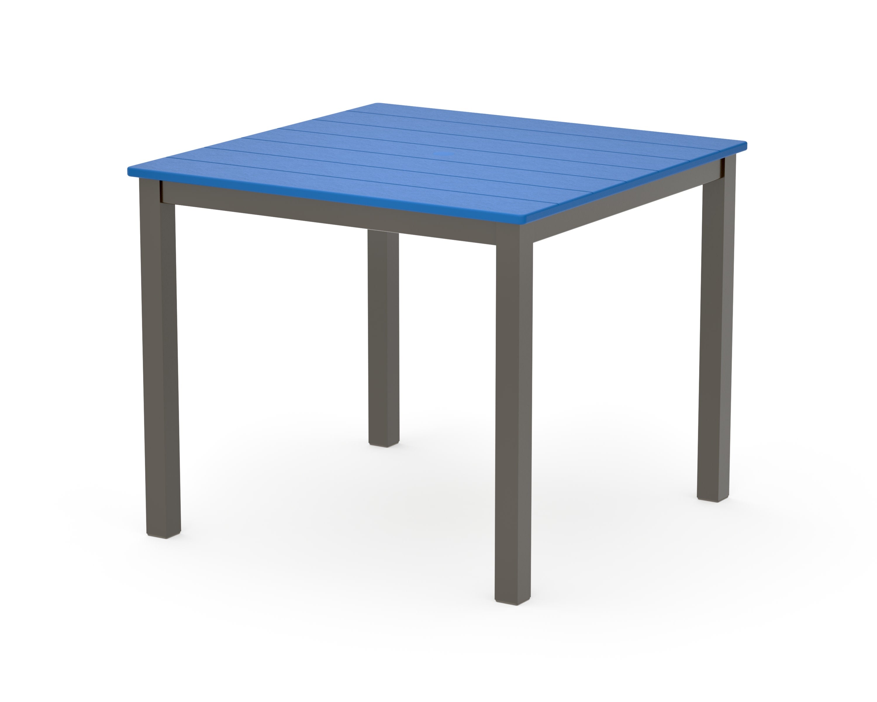 Main Street 36" x 36" Dining Table in Bronze / Pacific Blue