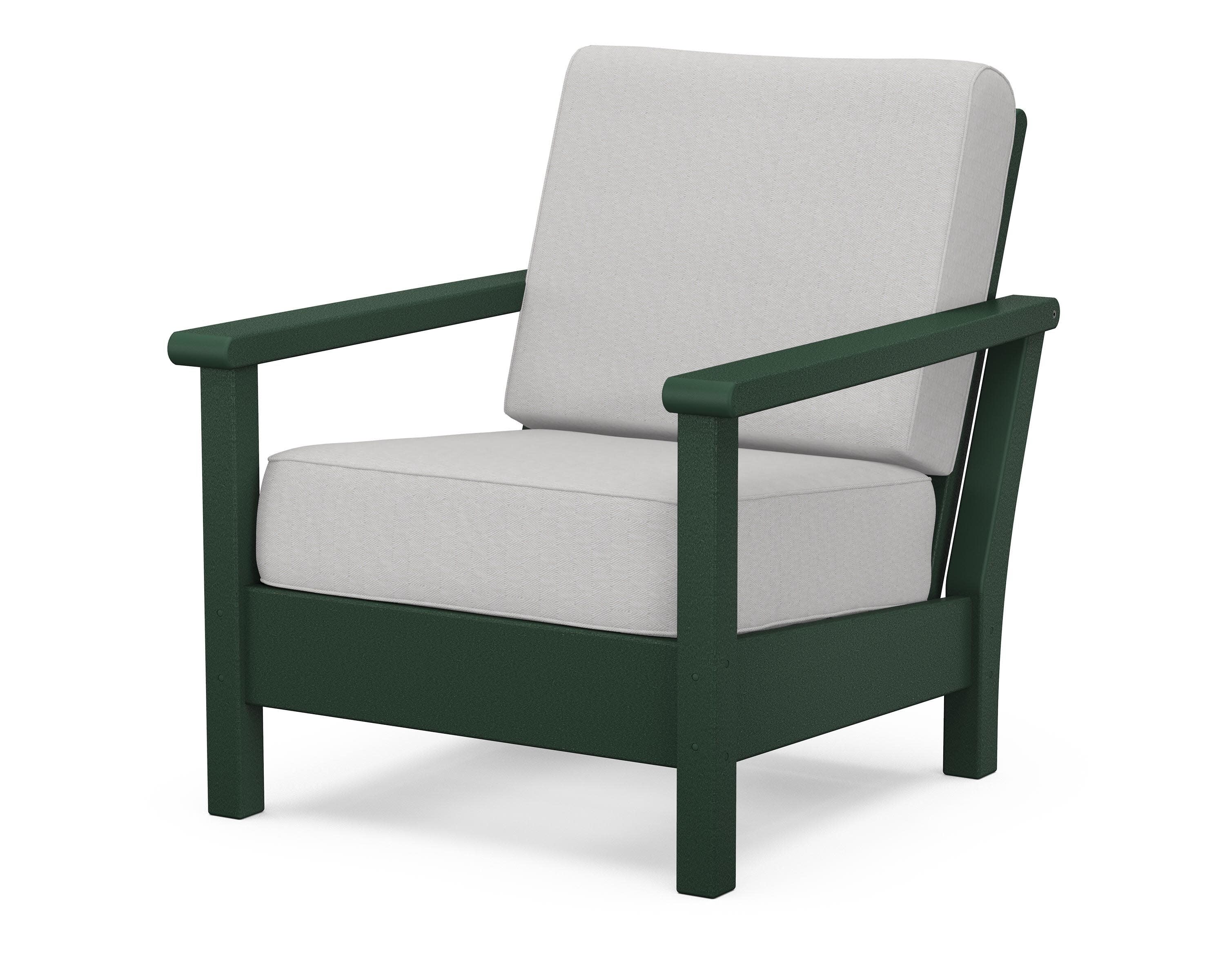 Harbour Deep Seating Chair in Green / Diamond in the Rough
