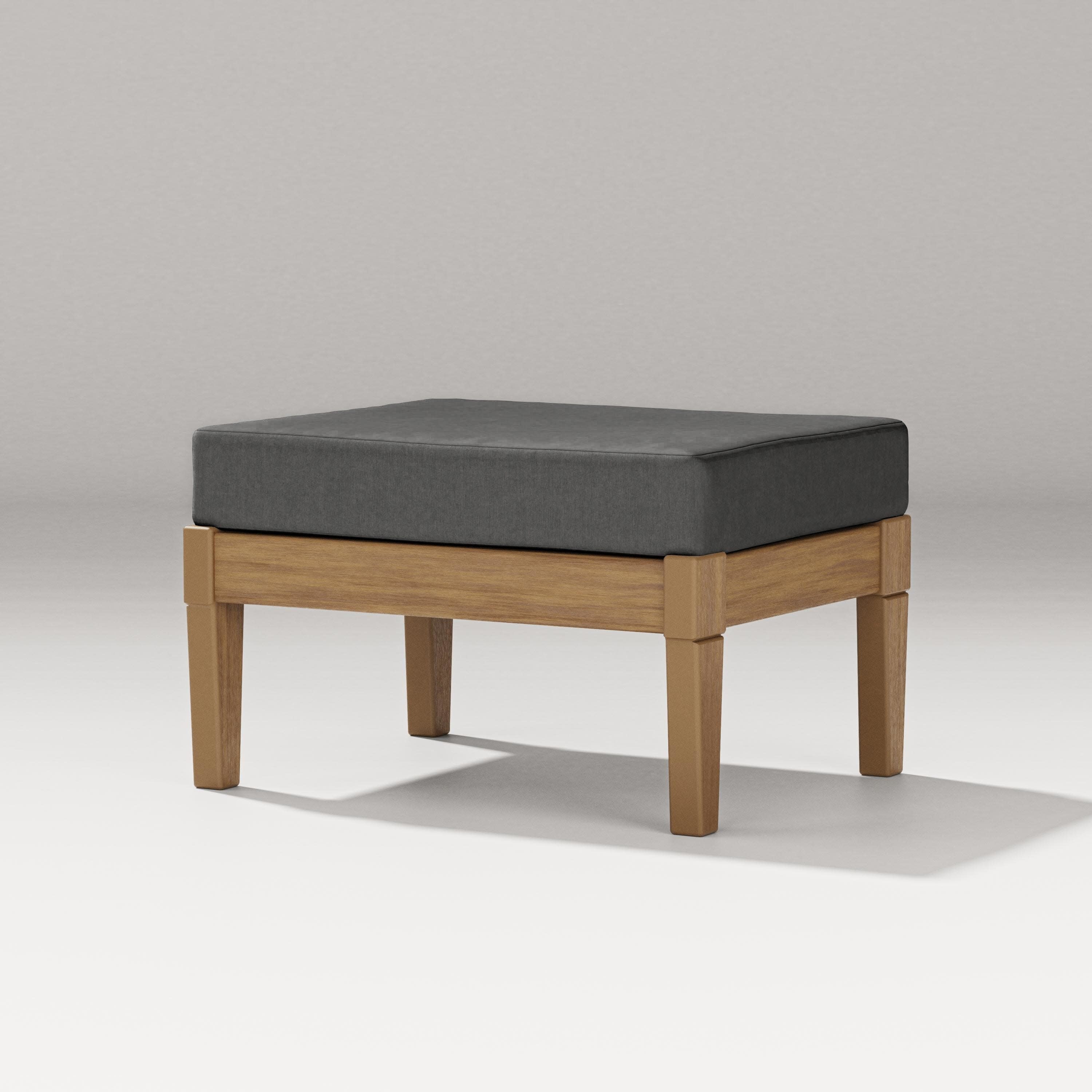 Estate Lounge Ottoman in Natural / Spectrum Carbon