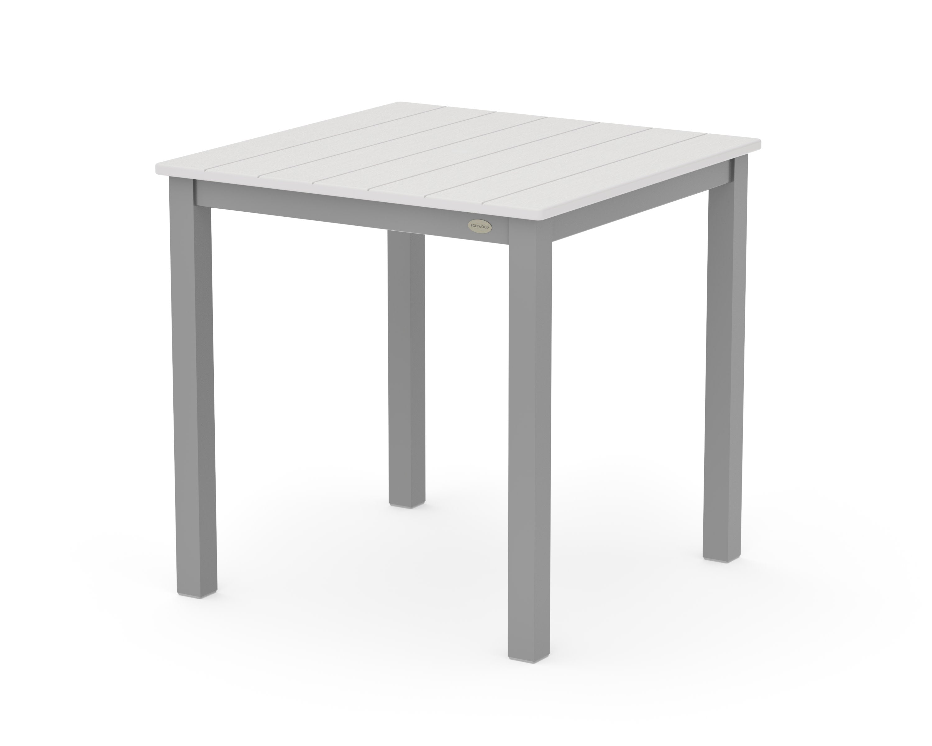 Main Street 30 x 30 Dining Table in Silver / Vintage White