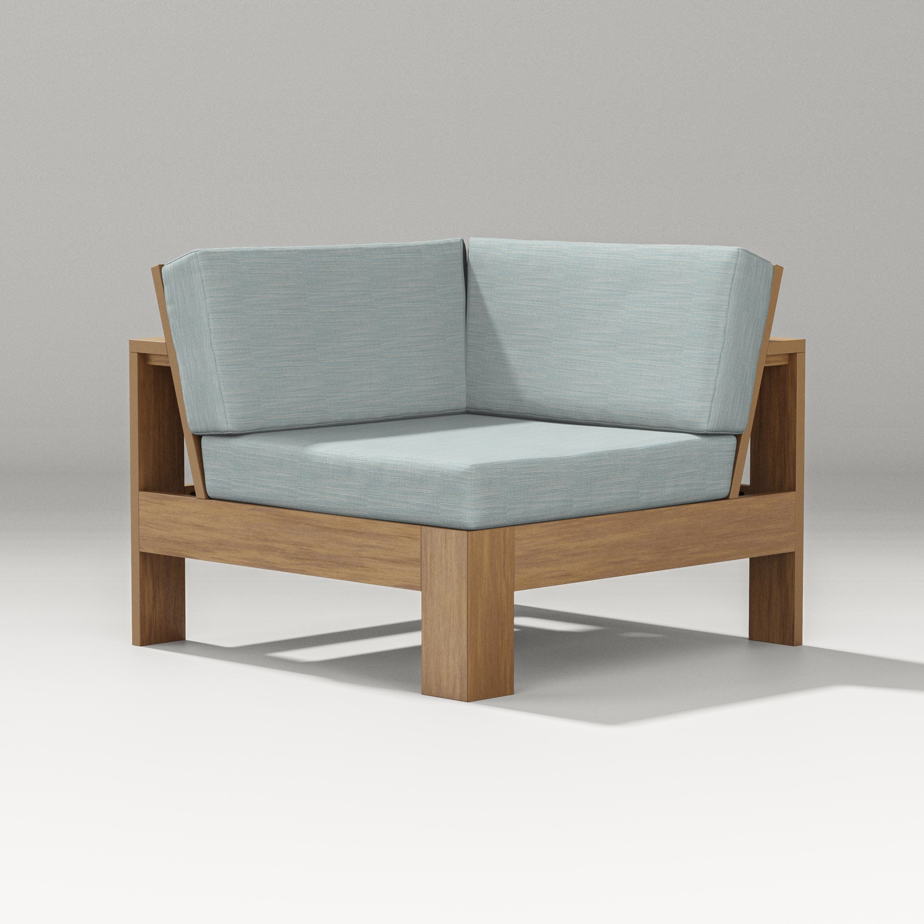 Latitude Modular Corner Chair in Natural / Soothe Mist